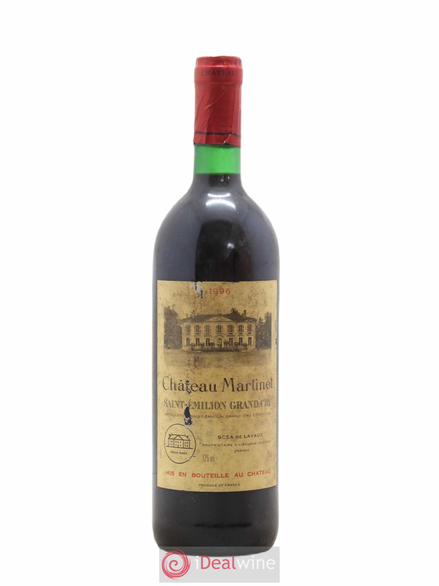 Château Martinet 1996 - Lot de 1 bouteille - 0