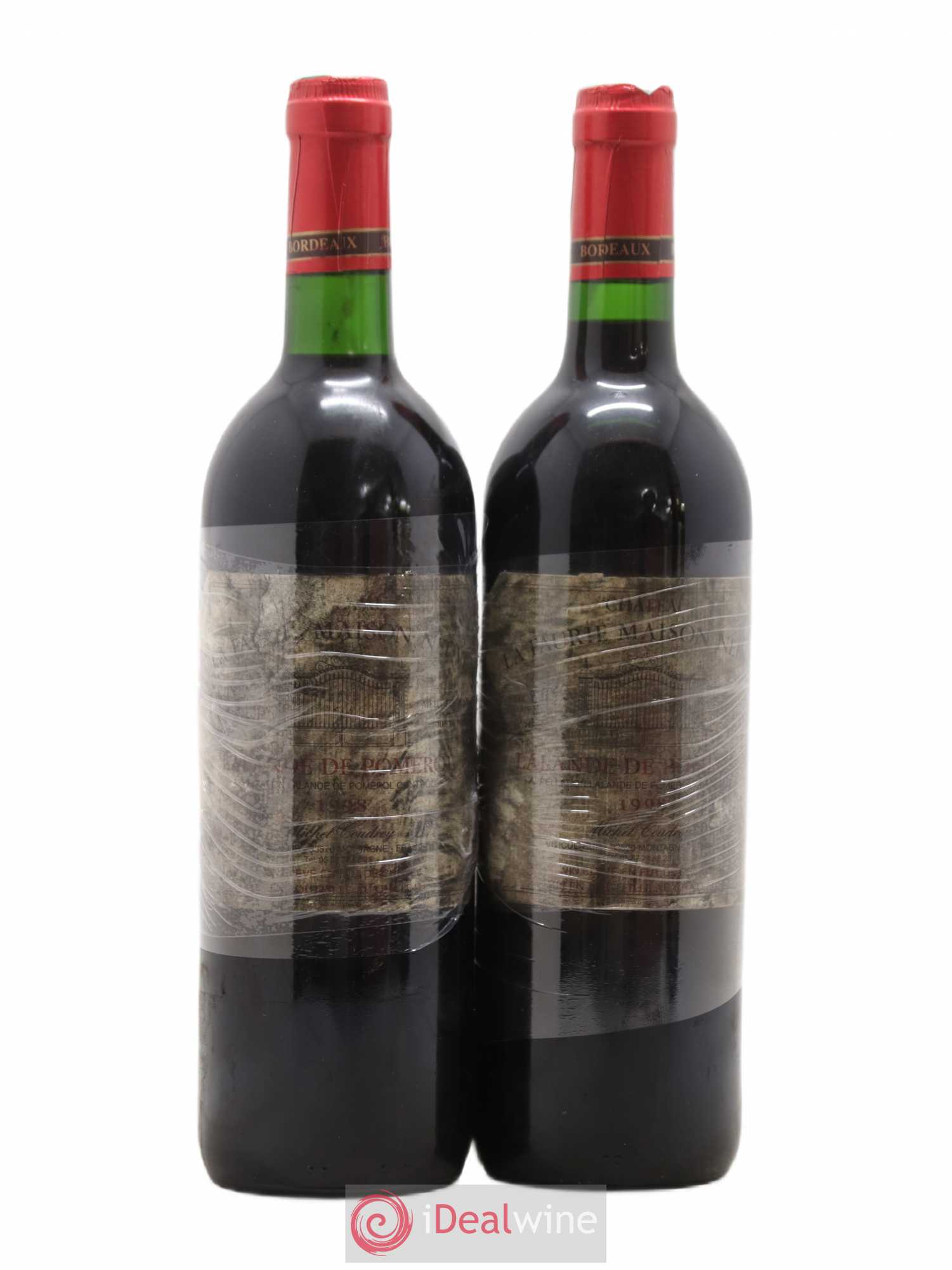 Lalande-de-Pomerol La Faurie Maison Neuve 1998 - Lot de 2 bouteilles - 0