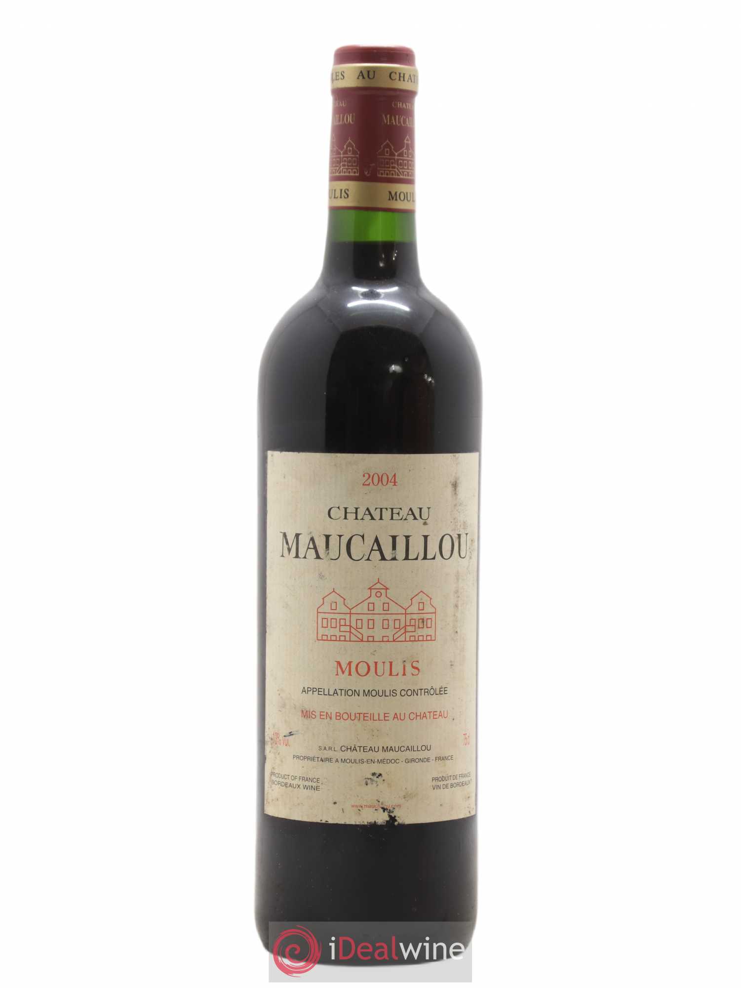 Château Maucaillou 2004 - Lot de 1 bouteille - 0