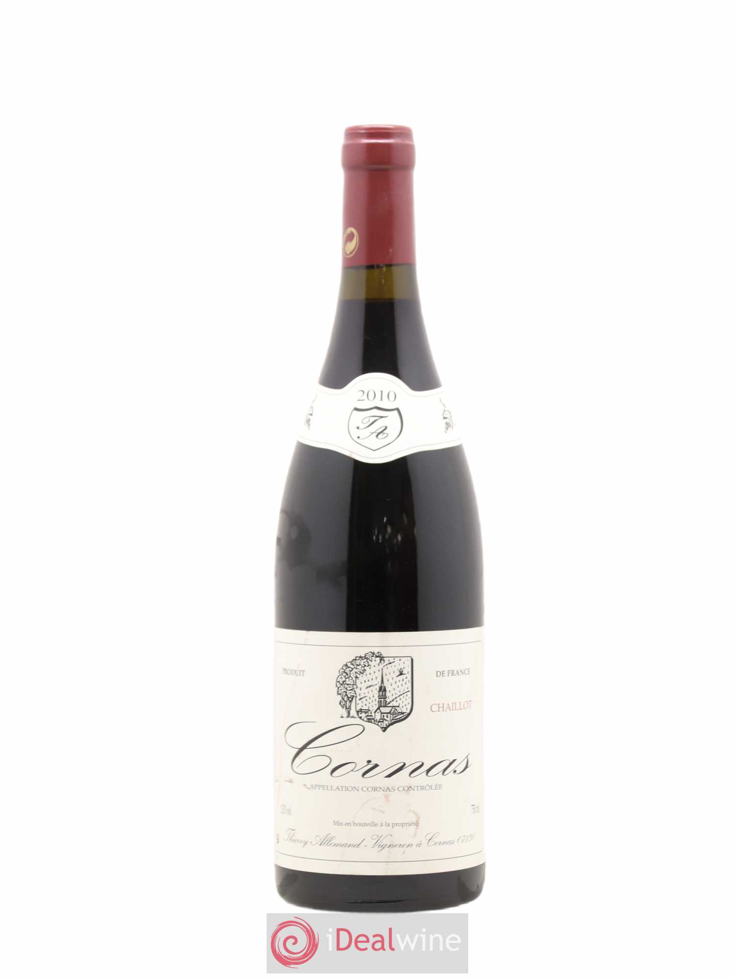 Cornas Chaillot Thierry Allemand 2010 - Lot de 1 bouteille - 0