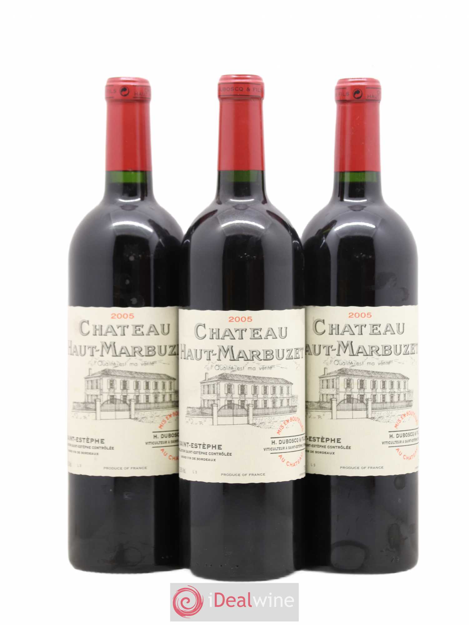 Château Haut Marbuzet 2005 - Lot de 12 bouteilles - 1