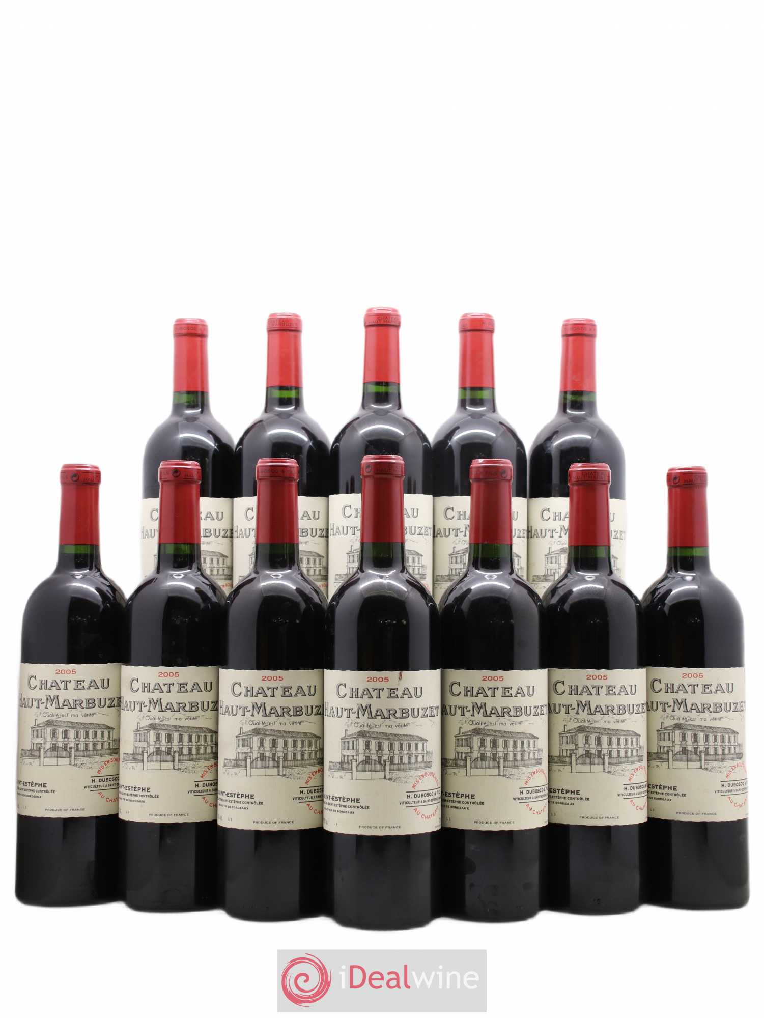 Château Haut Marbuzet 2005 - Lot de 12 bouteilles - 0