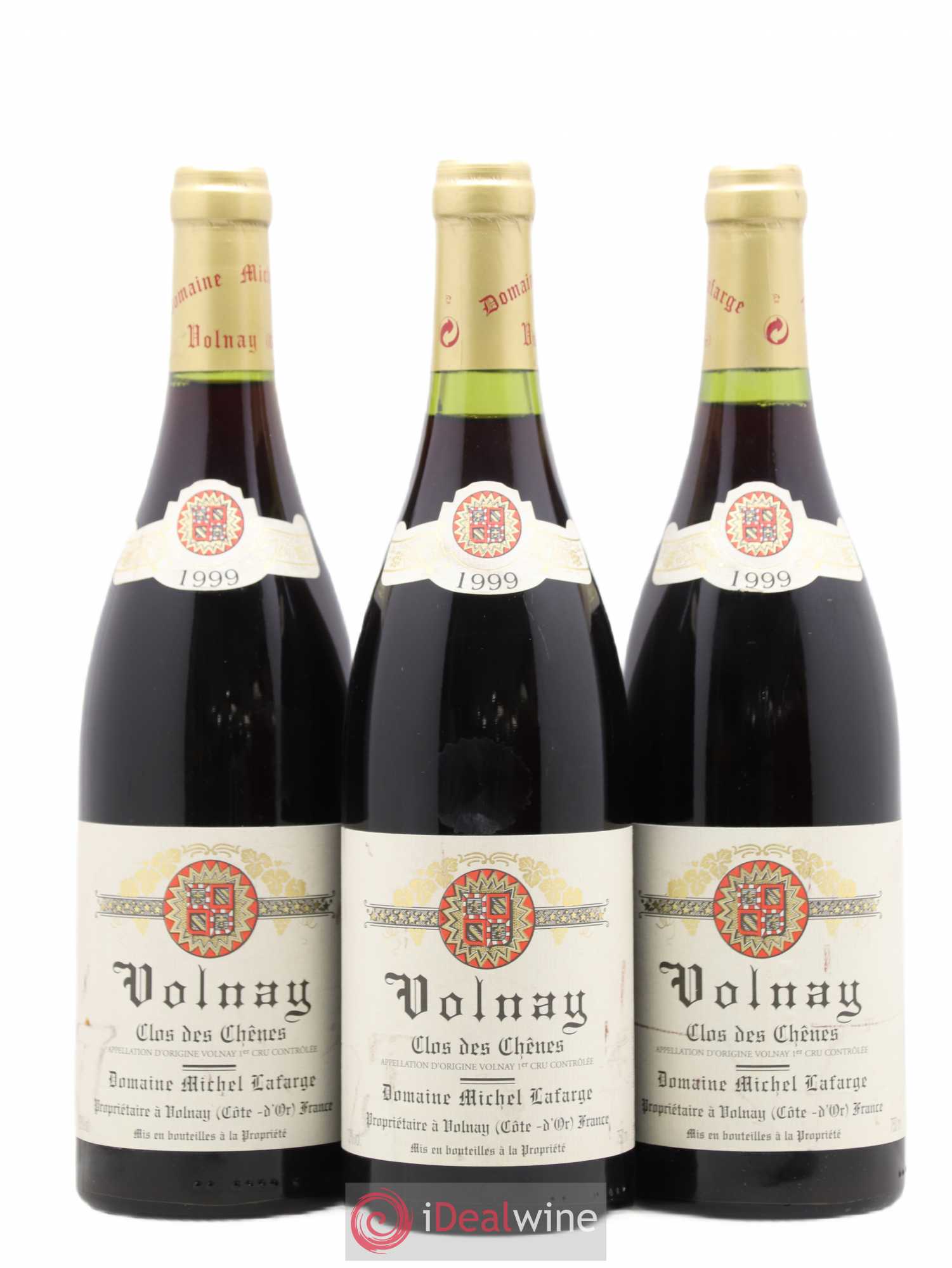 Volnay 1er Cru Clos des Chênes Lafarge (Domaine) 1999 - Lot de 3 bouteilles - 0