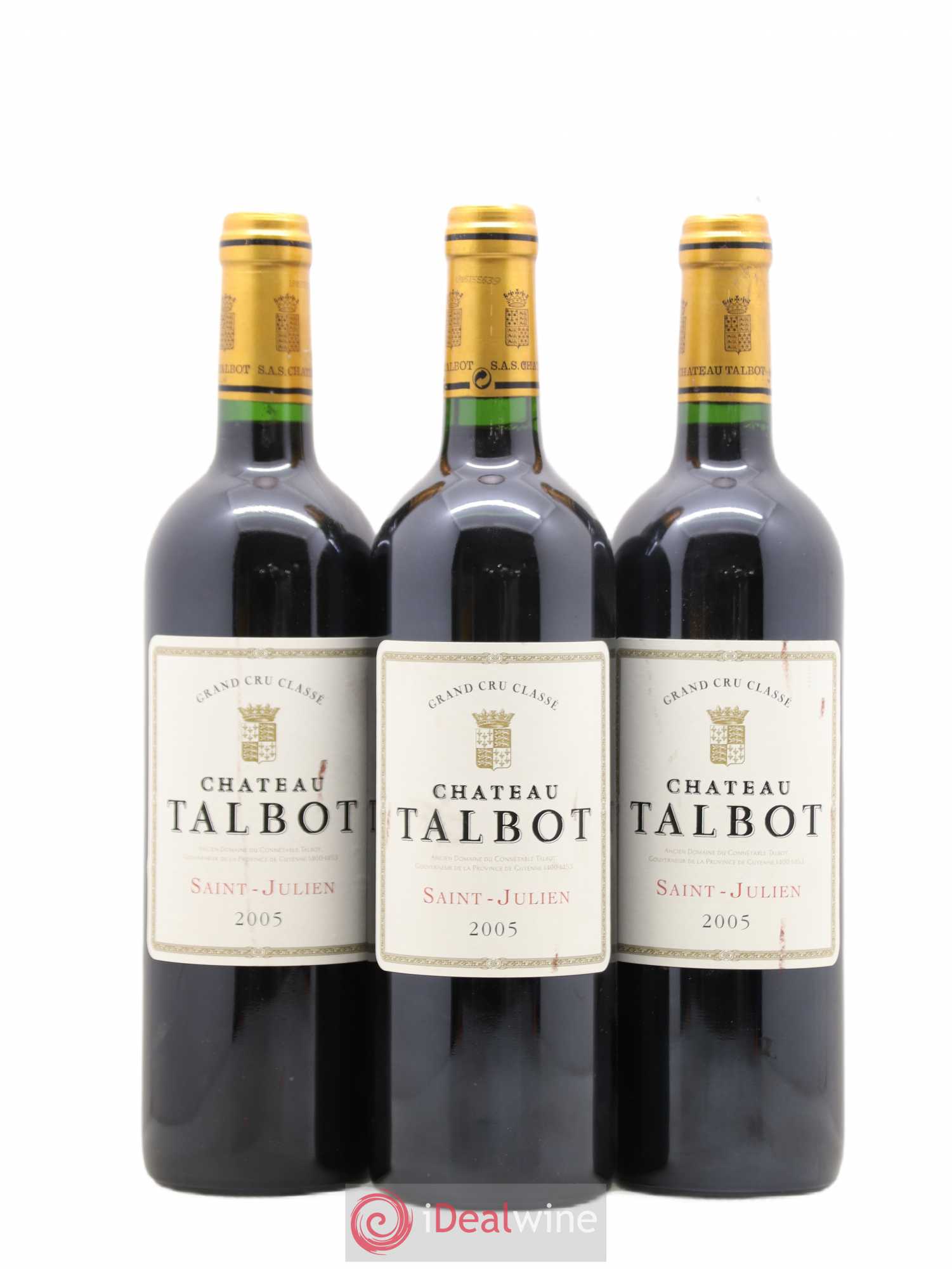 Château Talbot 4ème Grand Cru Classé 2005 - Lot de 12 bouteilles - 3