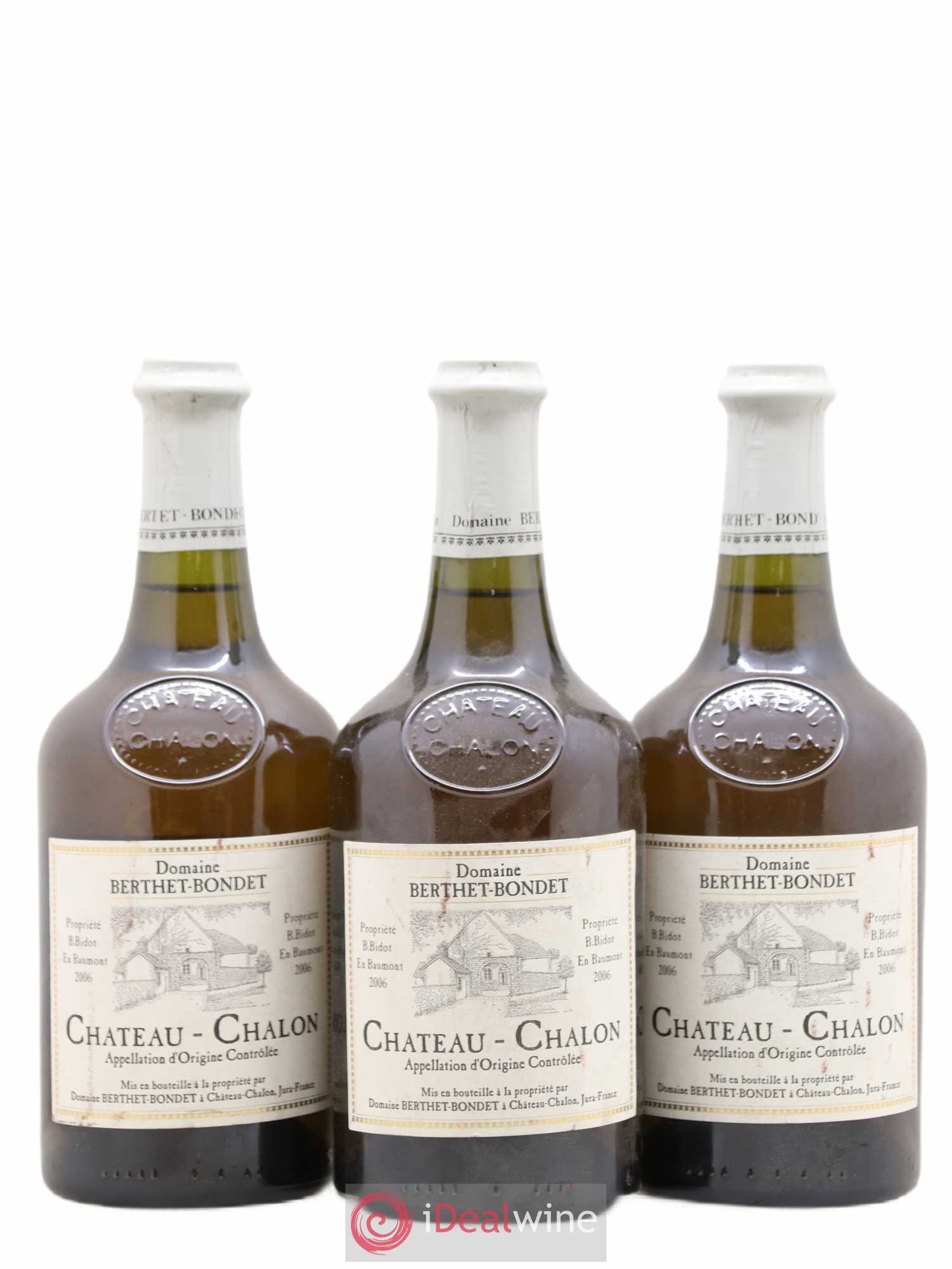 Château-Chalon Berthet-Bondet 2006 - Lot de 3 bouteilles - 0