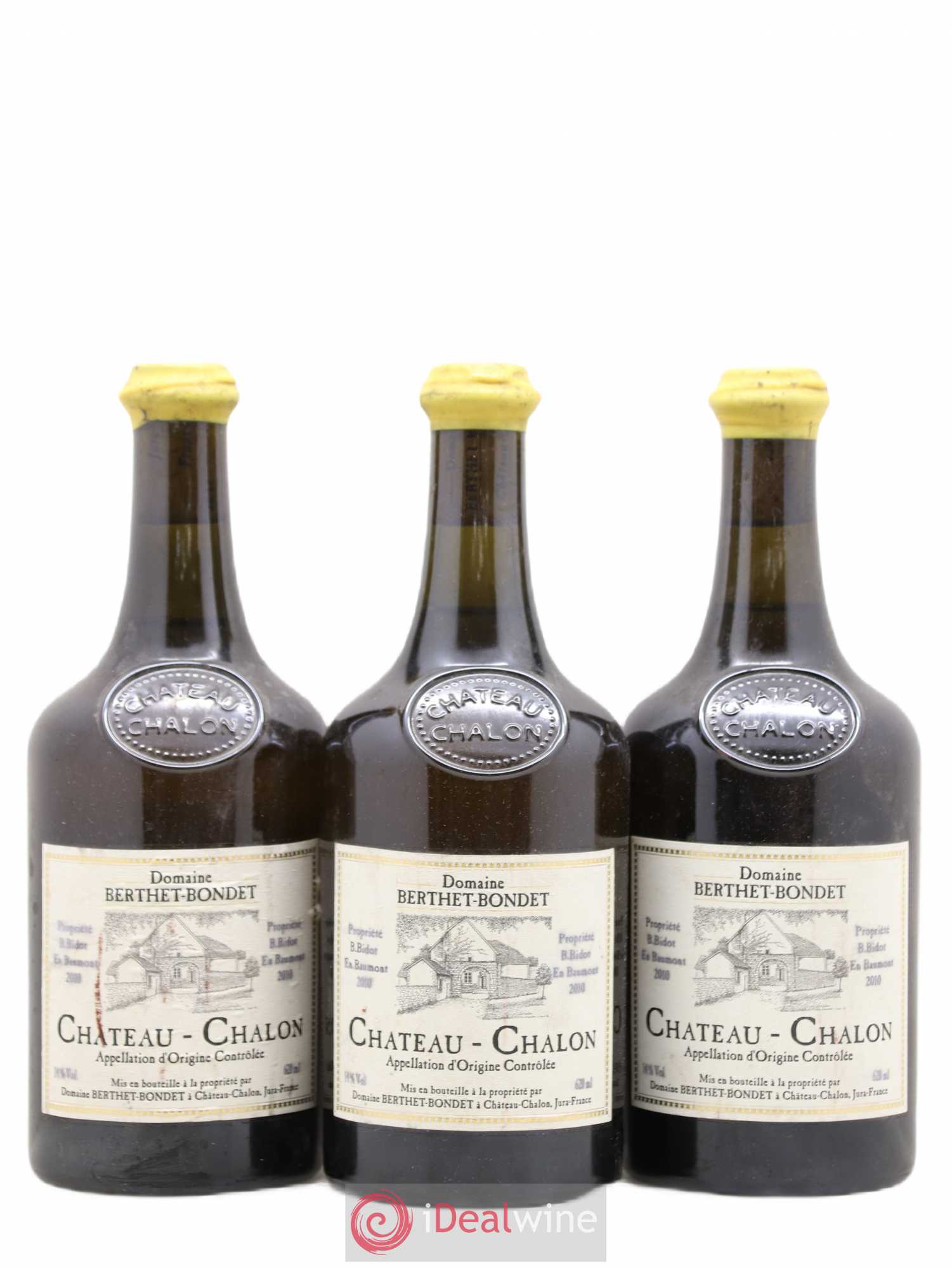 Château-Chalon Berthet-Bondet 2010 - Lot de 3 bouteilles - 0