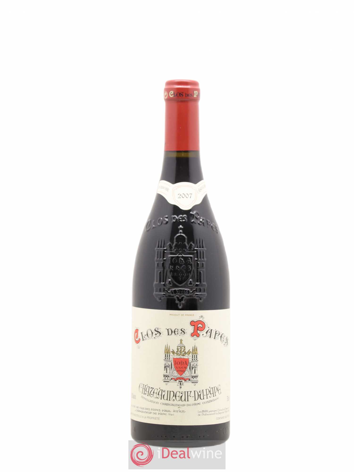 Châteauneuf-du-Pape Clos des Papes - Paul Avril 2007 - Lot de 1 bouteille - 0