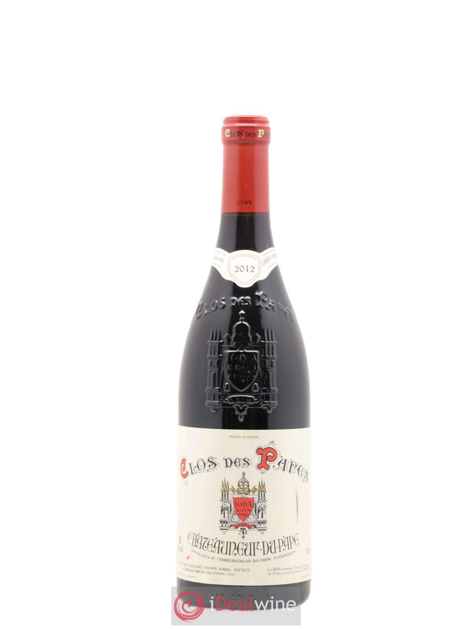 Châteauneuf-du-Pape Clos des Papes - Paul Avril 2012 - Lot de 1 bouteille - 0