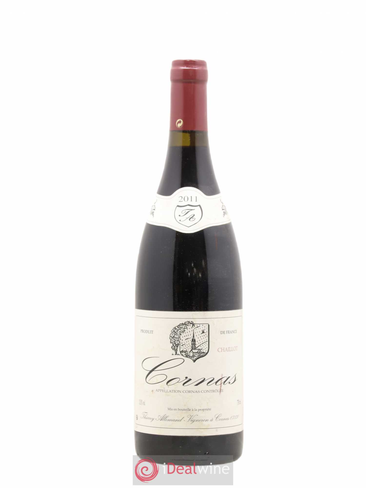 Cornas Chaillot Thierry Allemand 2011 - Lot de 1 bouteille - 0