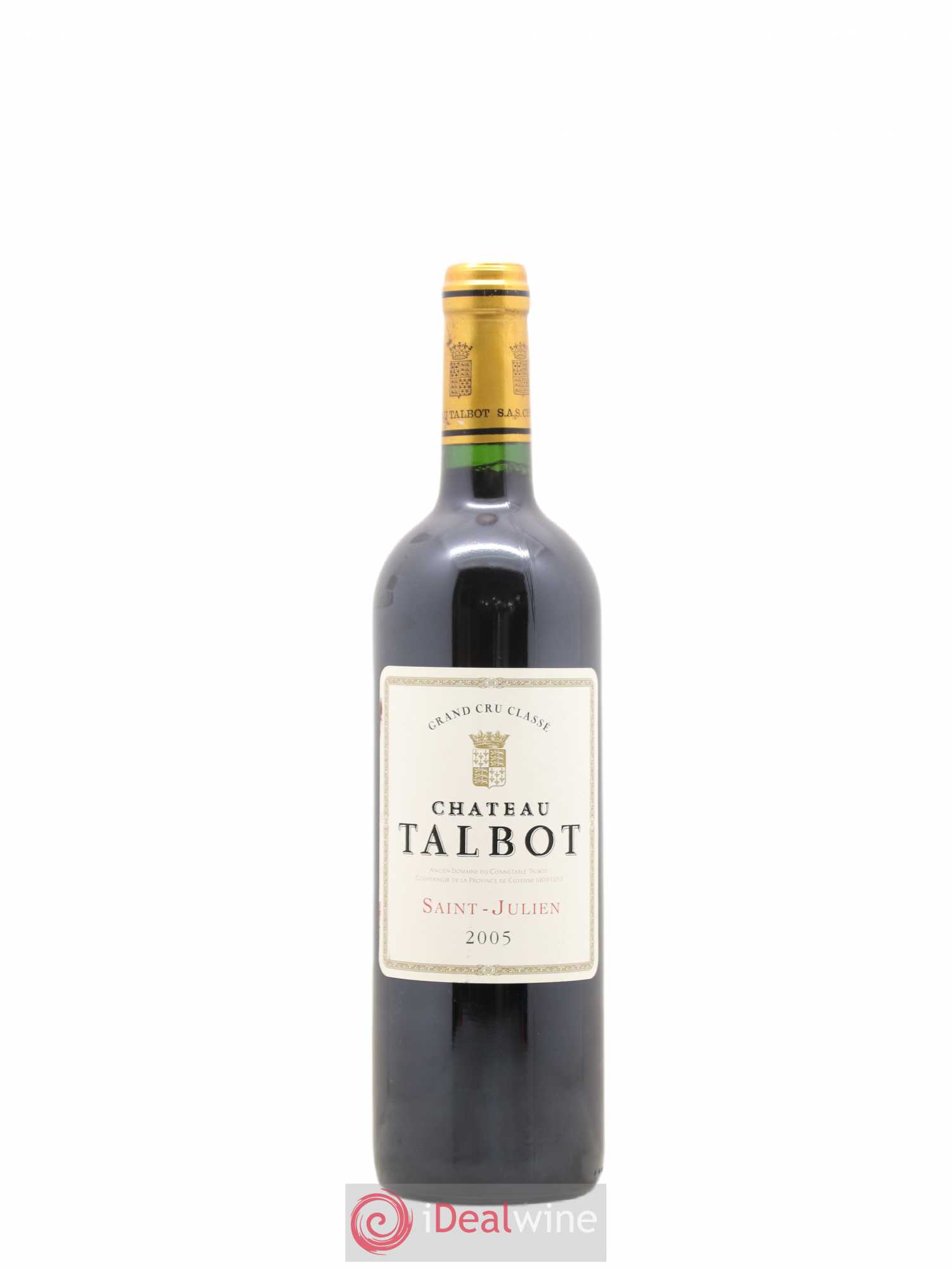Château Talbot 4ème Grand Cru Classé 2005 - Lot de 1 bouteille - 0