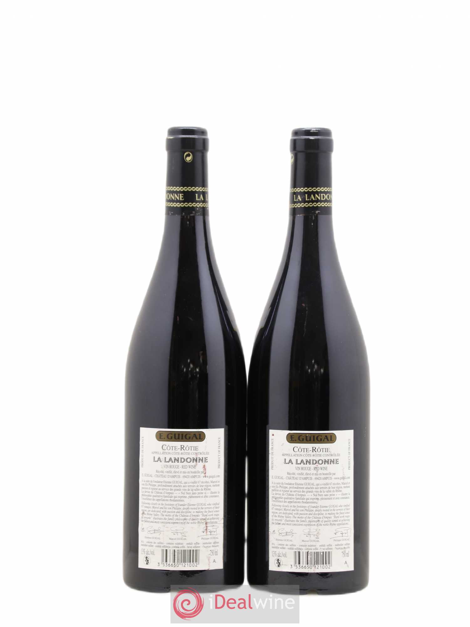 Côte-Rôtie La Landonne Guigal 2008 - Lot de 2 bouteilles - 1