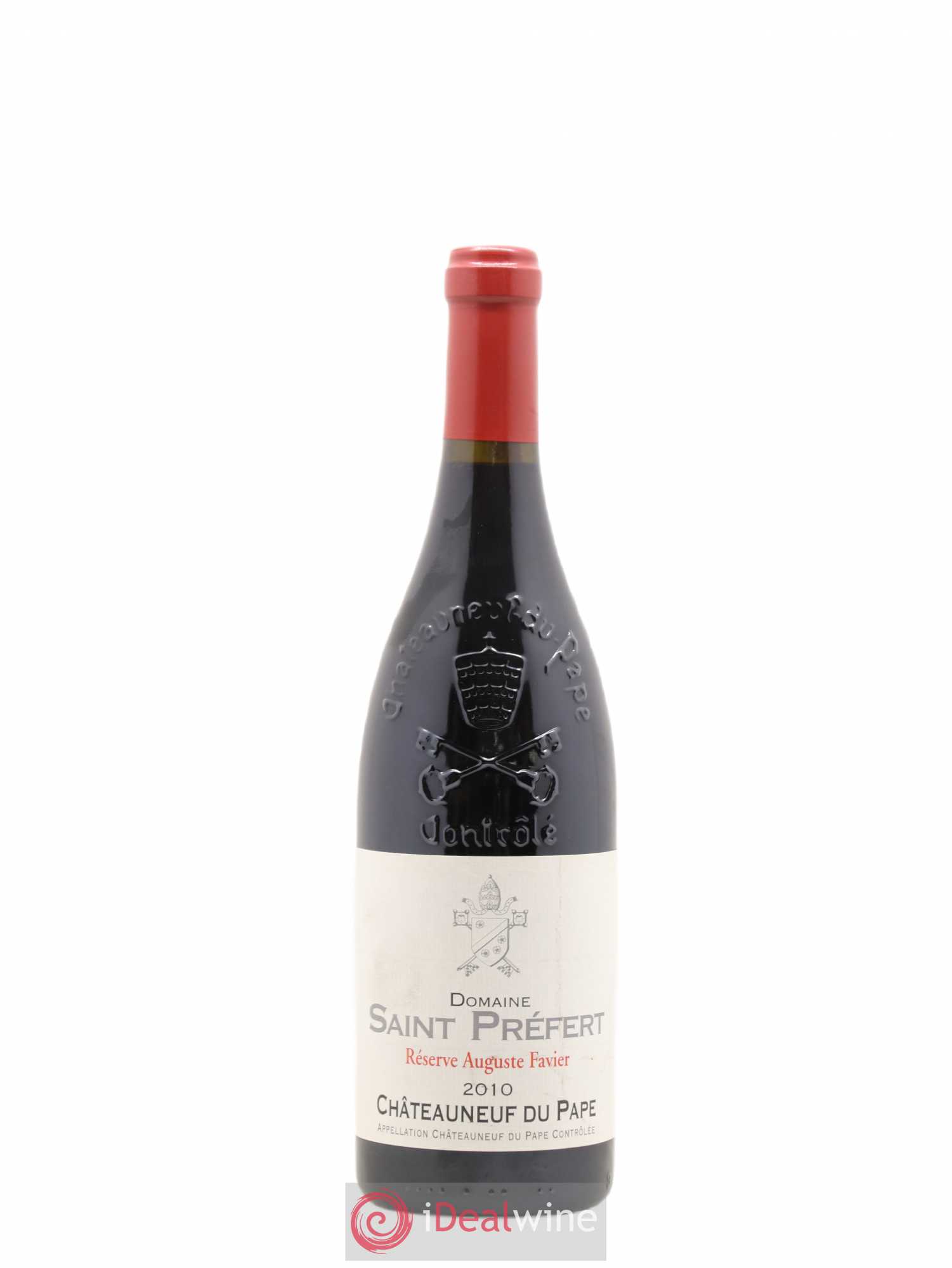 Châteauneuf-du-Pape Réserve Auguste Favier Domaine Saint-Préfert 2010 - Lot de 1 bouteille - 0