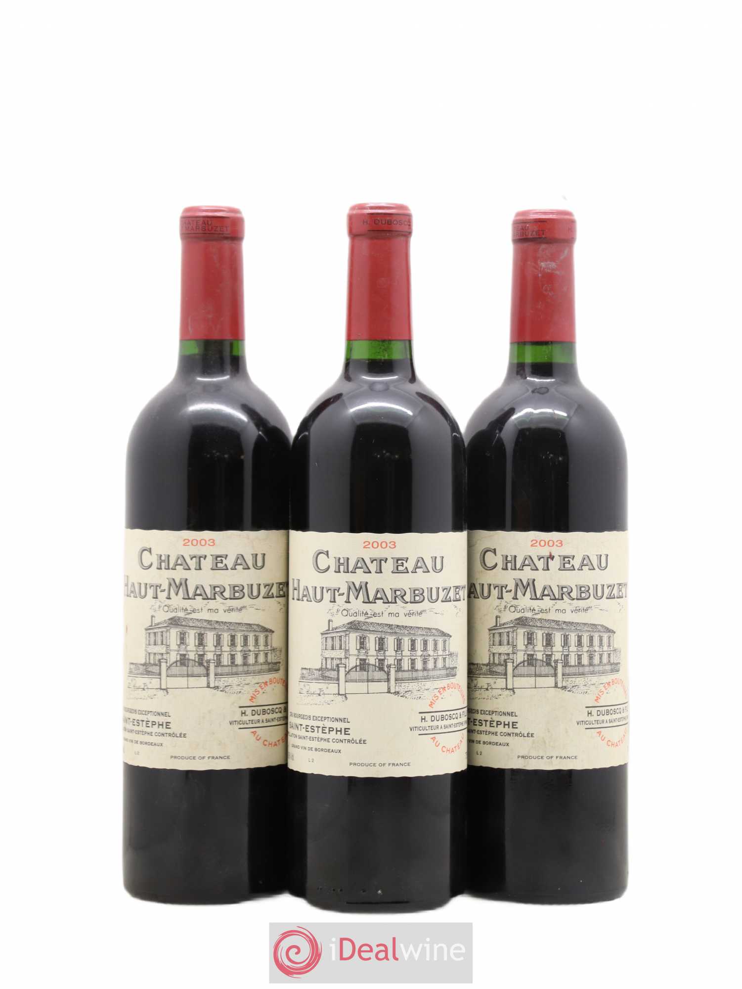 Château Haut Marbuzet 2003 - Lot de 6 bouteilles - 2