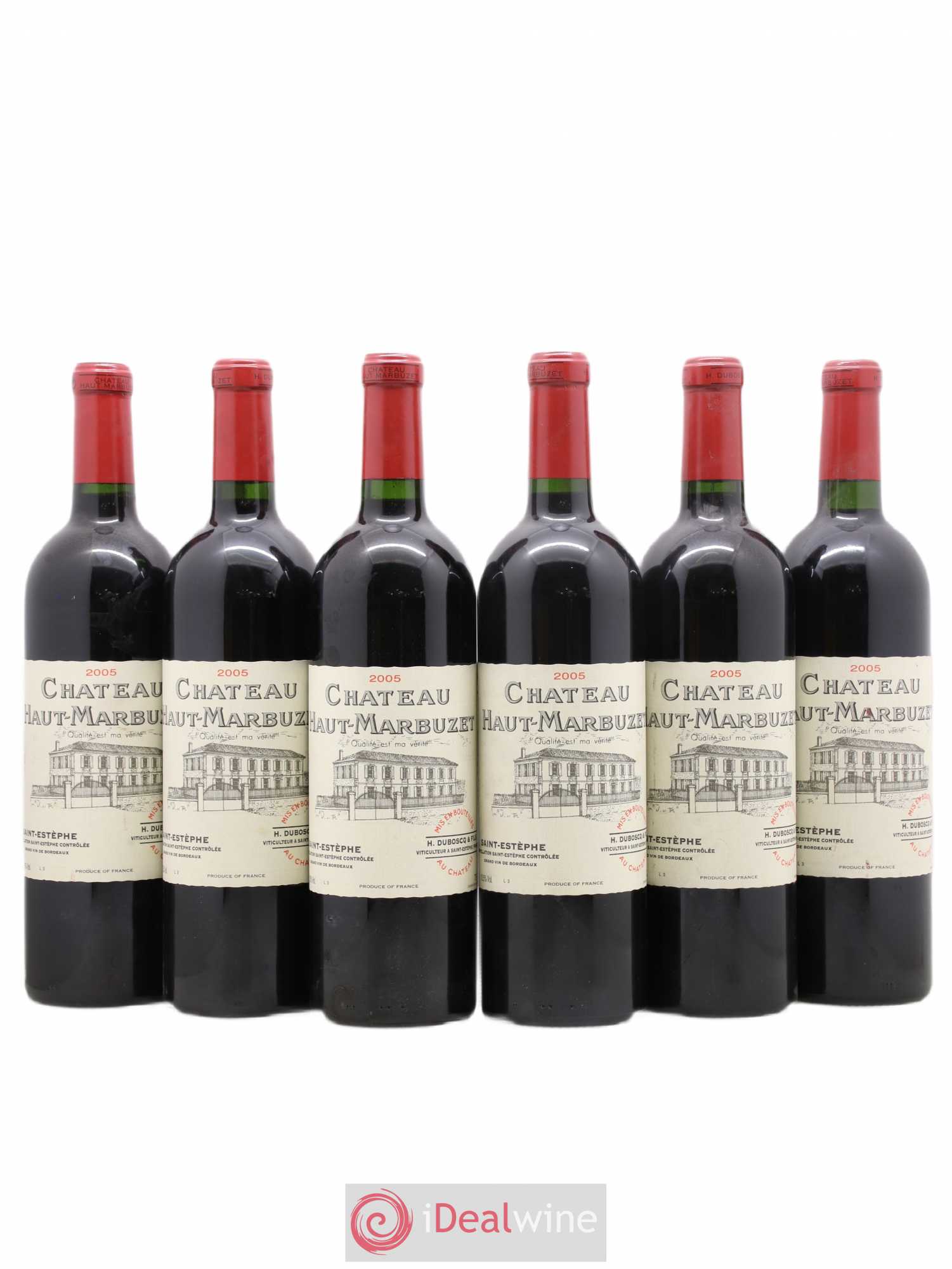 Château Haut Marbuzet 2005 - Lot de 6 bouteilles - 0