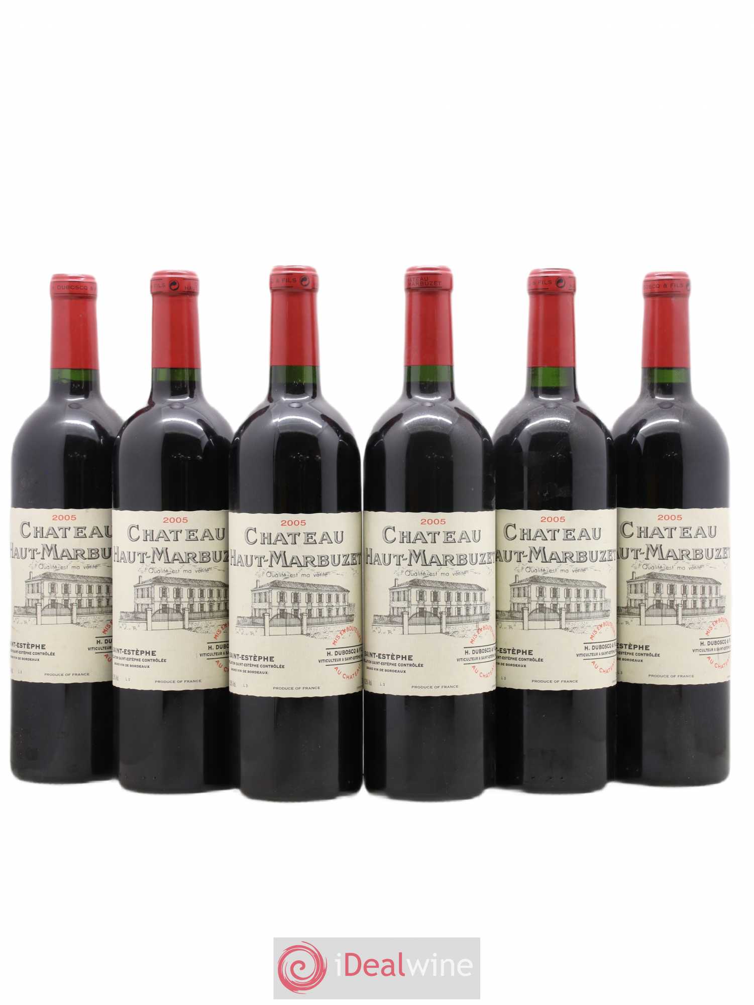 Château Haut Marbuzet 2005 - Lot de 6 bouteilles - 0