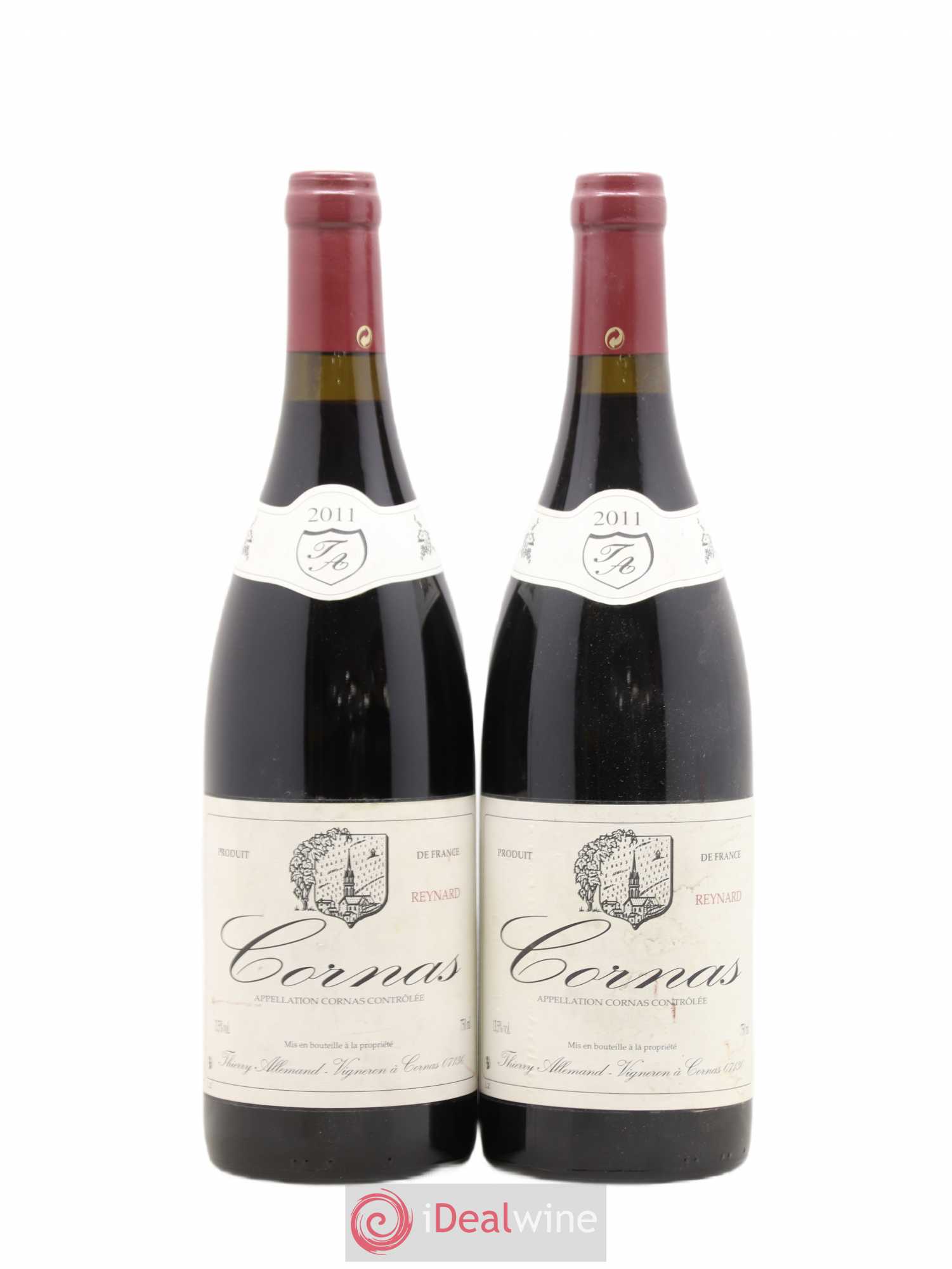 Cornas Reynard Thierry Allemand 2011 - Lot de 2 bouteilles - 0