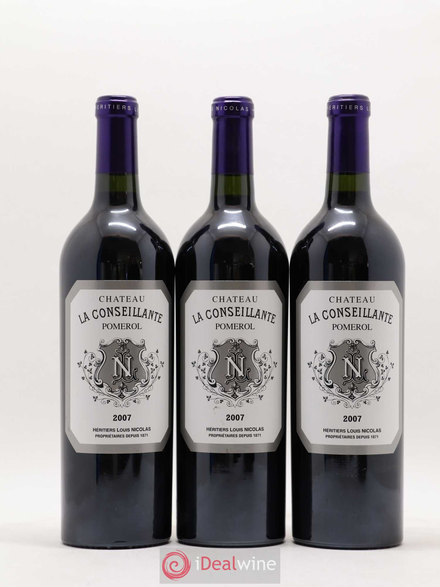 Château la Conseillante 2007 - Lot de 3 bouteilles - 0