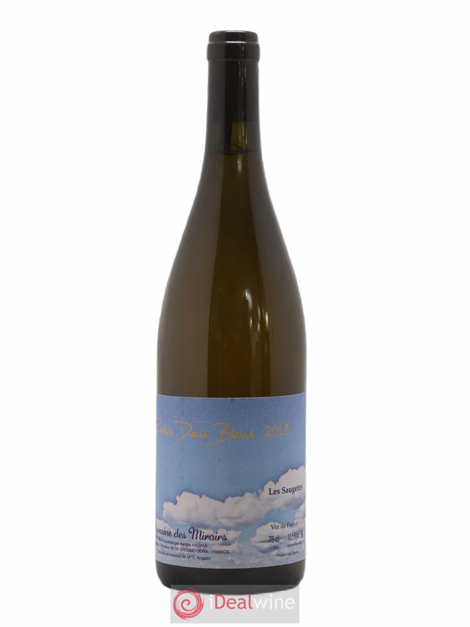 Vin de France Entre Deux Bleus Les saugettes Kenjiro Kagami - Domaine des Miroirs 2013 - Lot de 1 bouteille - 0