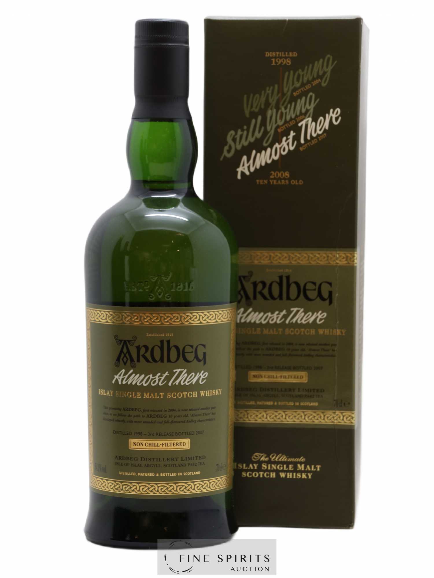 Ardbeg 1998 Of. Almost There 3rd Release - Committee Approved - bottled 2007 - Posten von 1 Flasche - 0