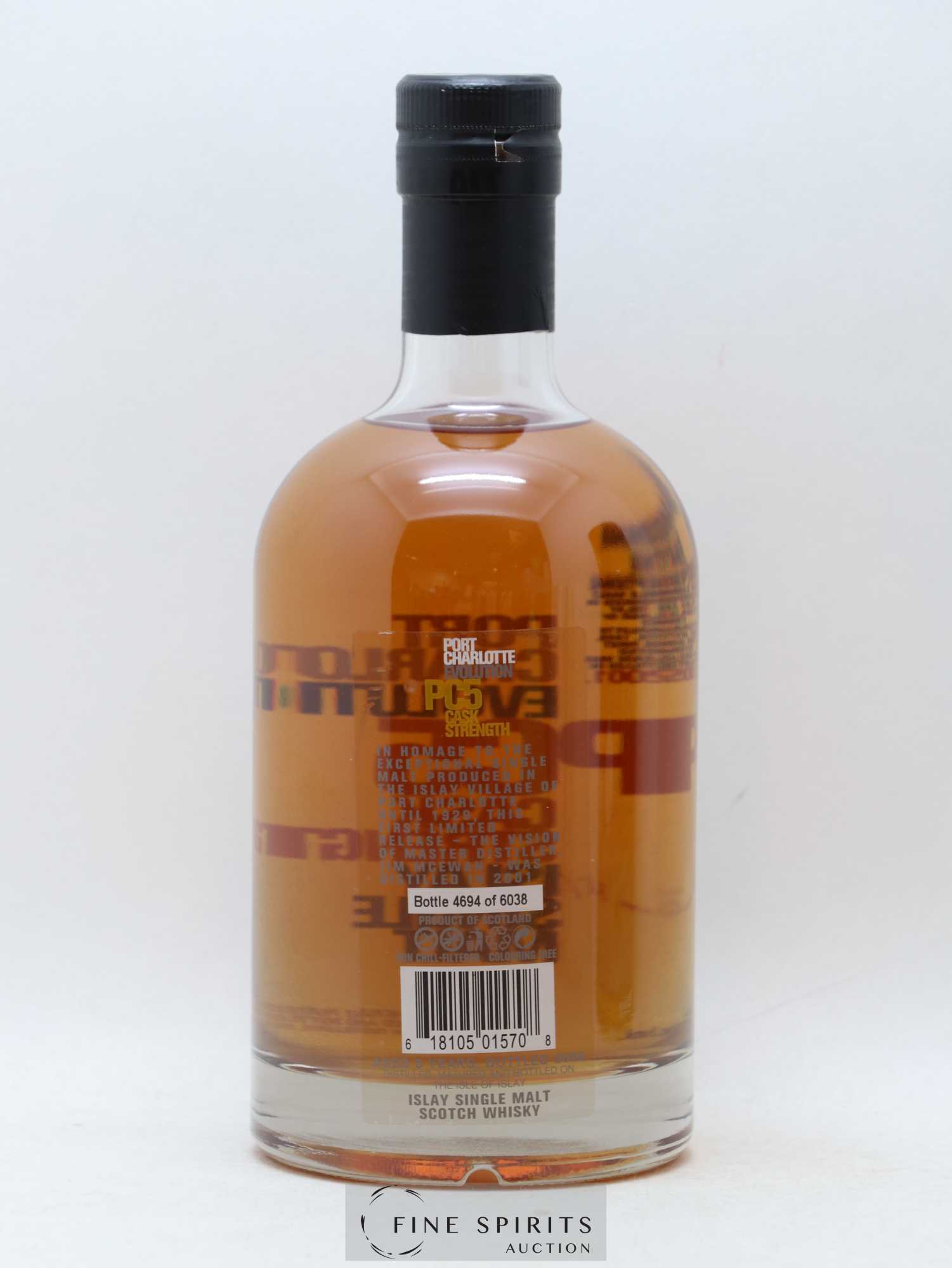 Port Charlotte 5 years 2001 Of. PC5 One of 6038 - bottled 2006 Limited Release - Lot de 1 bouteille - 2