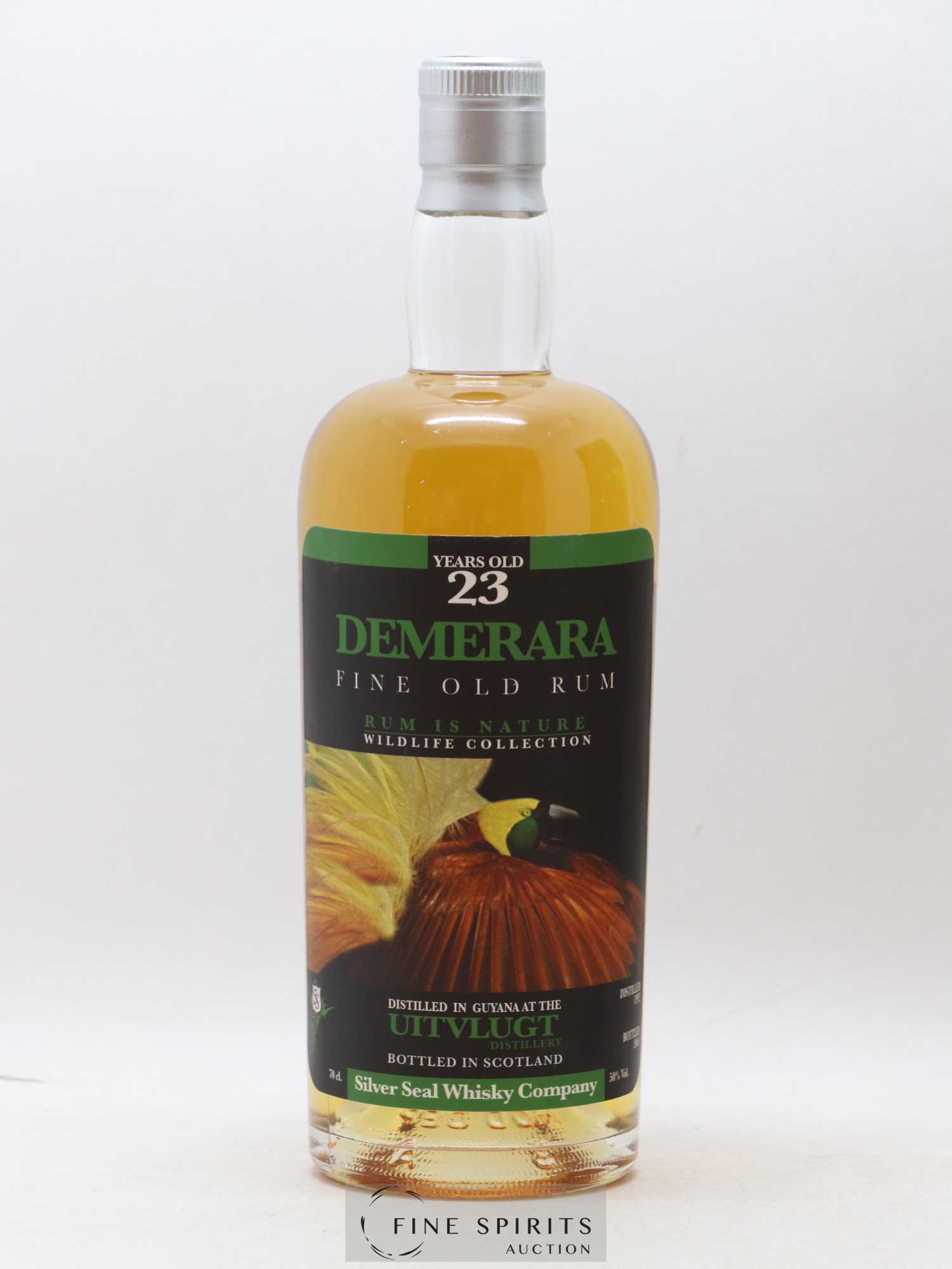 Uitvlugt 23 years 1992 Silver Seal Whisky Company Rum is Nature Cask n°3 - One of 231 - bottled 2016 Wildlife Collection - Lot de 1 bouteille - 1