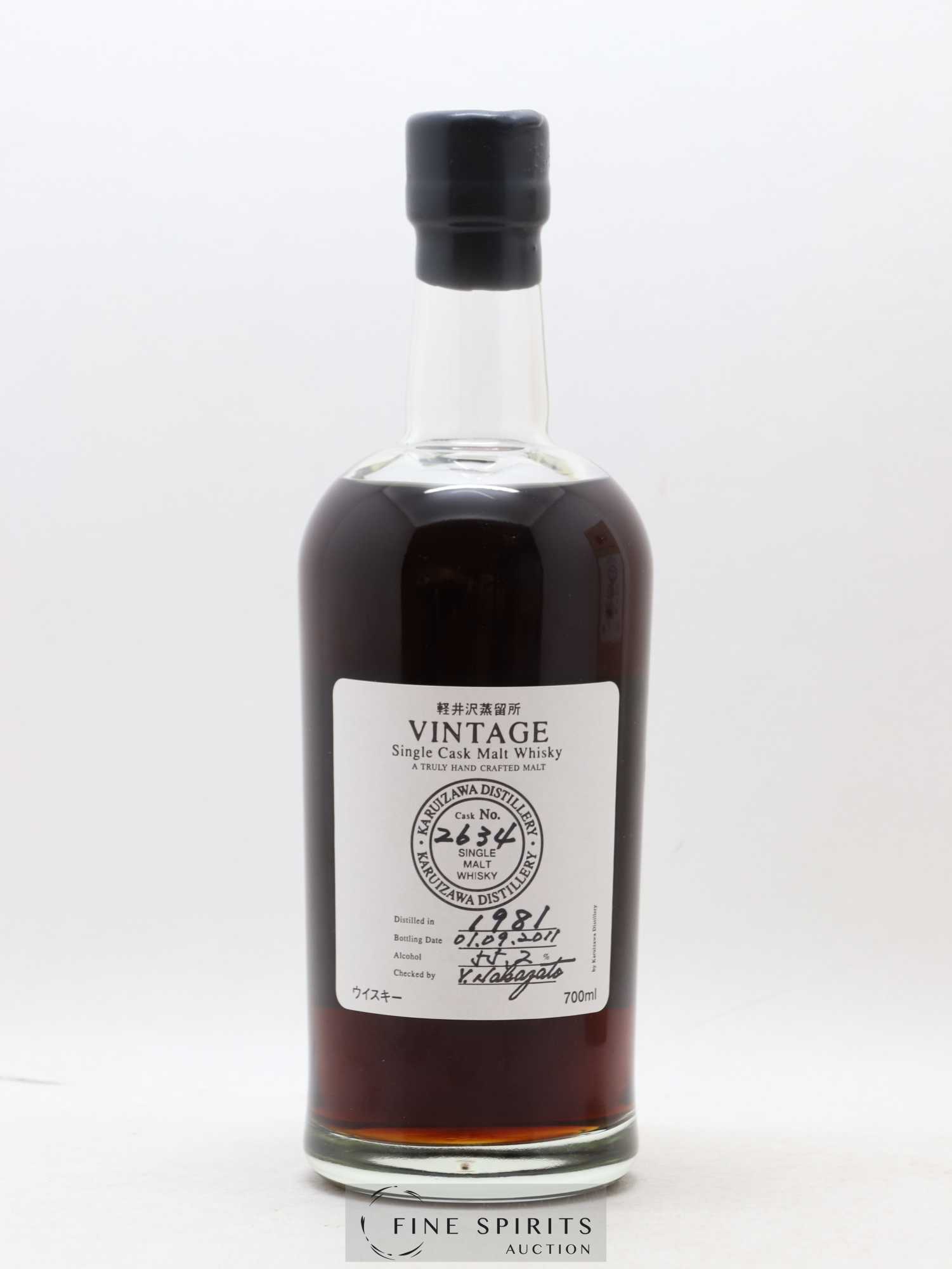 Karuizawa 31 years 1981 Of. Vintage Single Cask n°2634 - bottled 2011 - Lot de 1 bouteille - 1