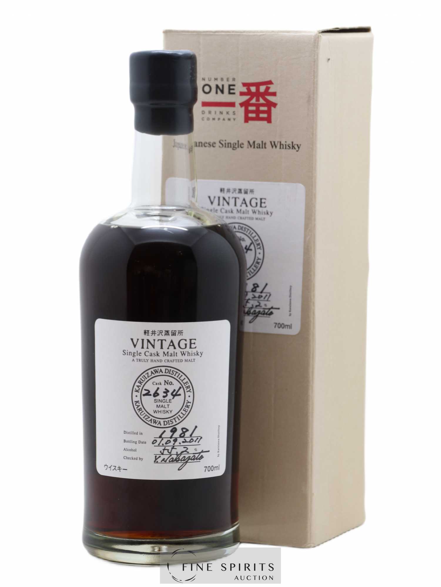 Karuizawa 31 years 1981 Of. Vintage Single Cask n°2634 - bottled 2011 - Lot de 1 bouteille - 0
