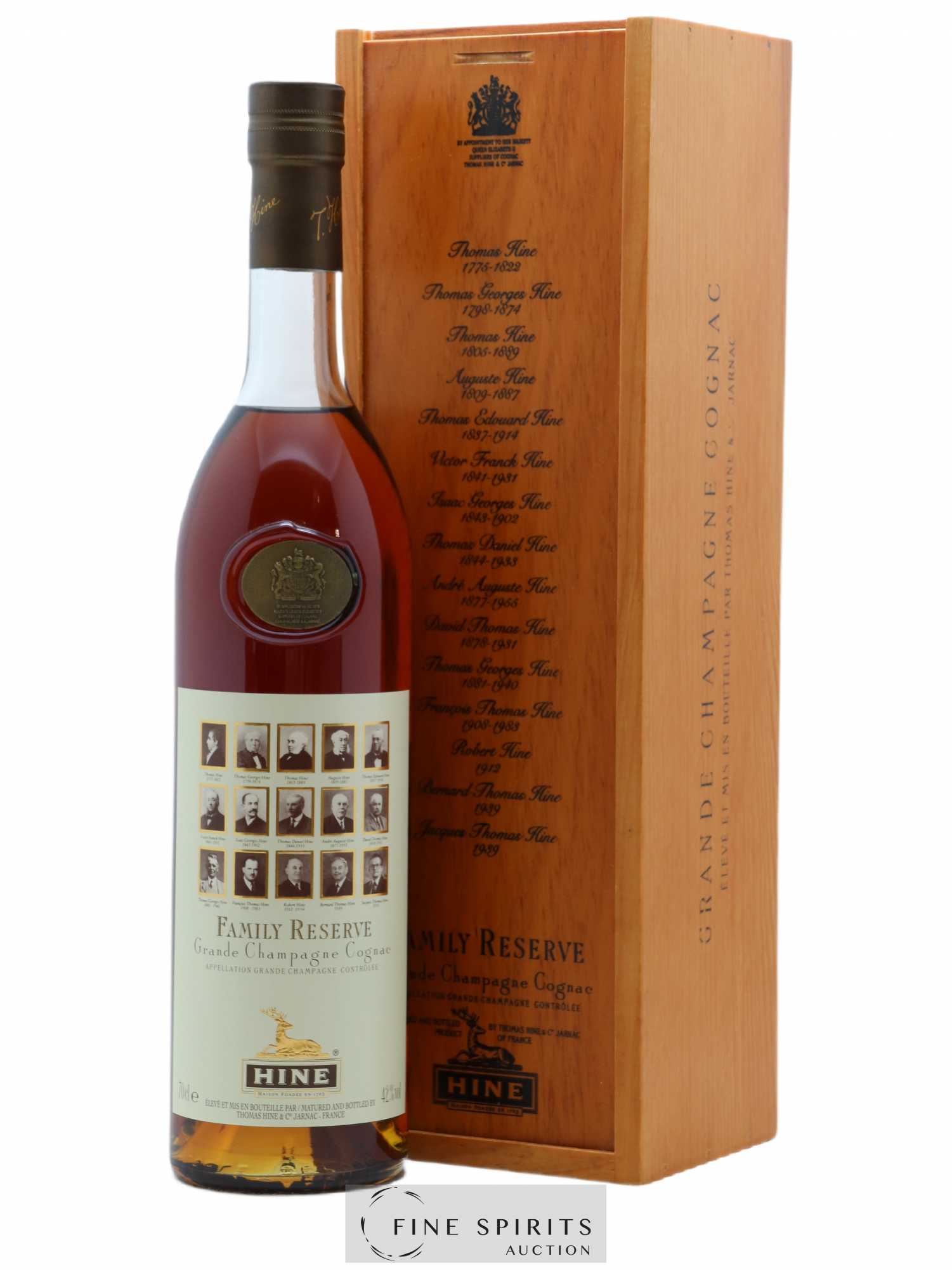 Hine Of. Family Reserve - Lot de 1 bouteille - 0