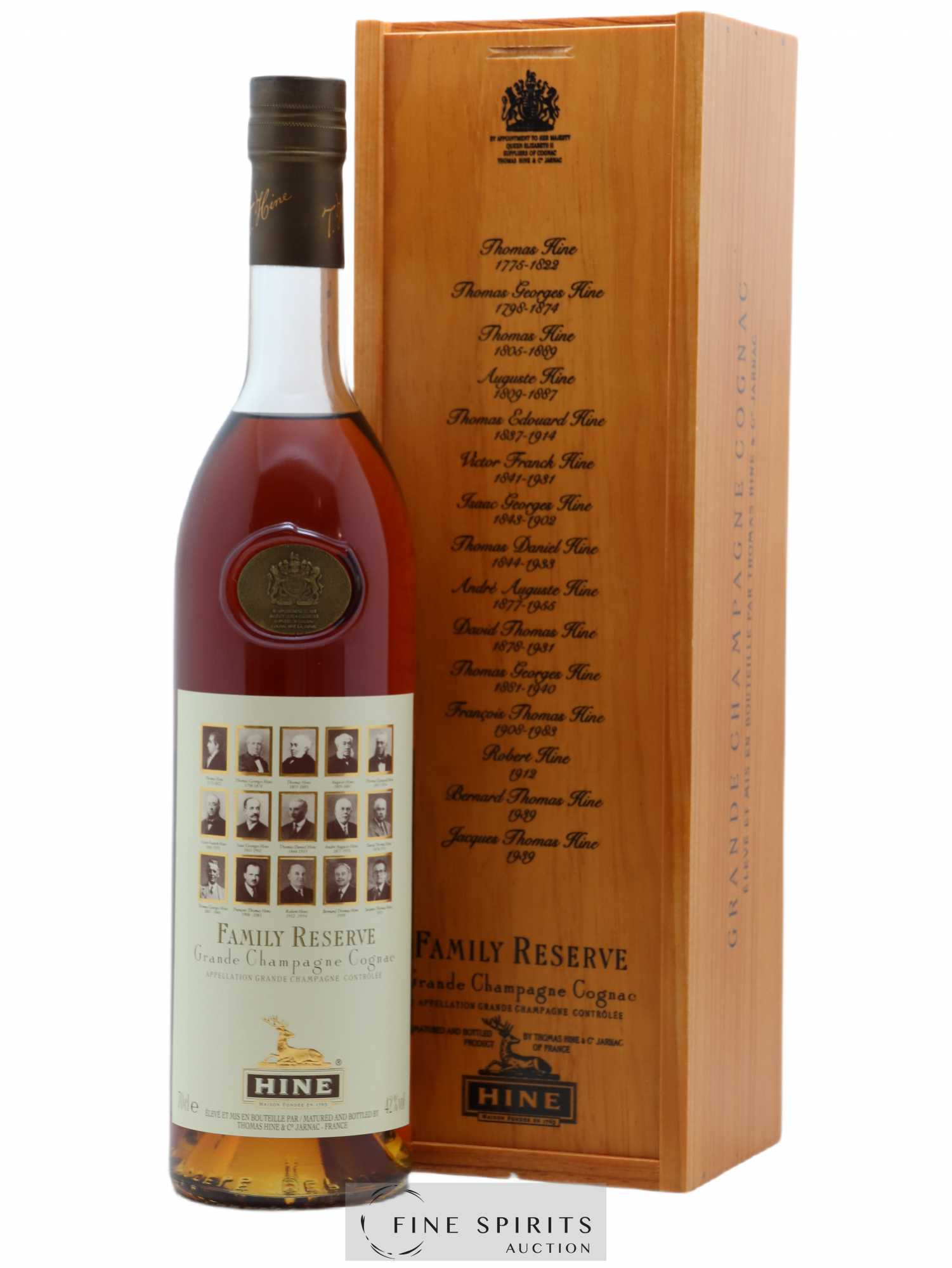 Hine Of. Family Reserve - Lot de 1 bouteille - 0