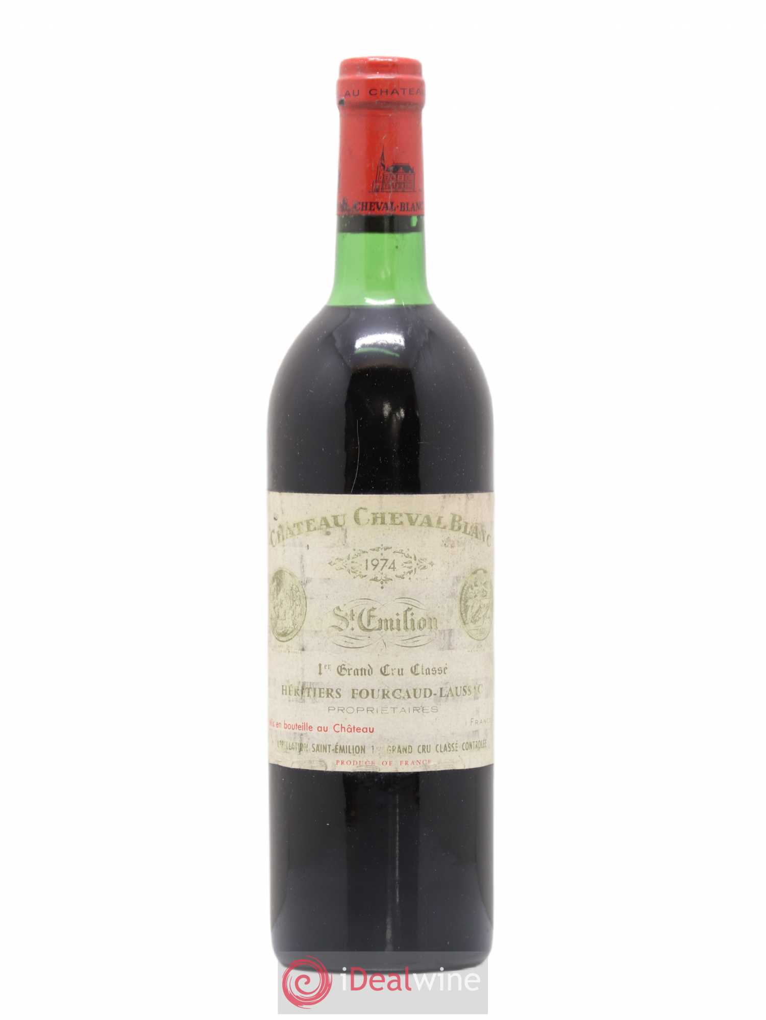 Château Cheval Blanc 1er Grand Cru Classé A 1974 - Lot de 1 bouteille - 0