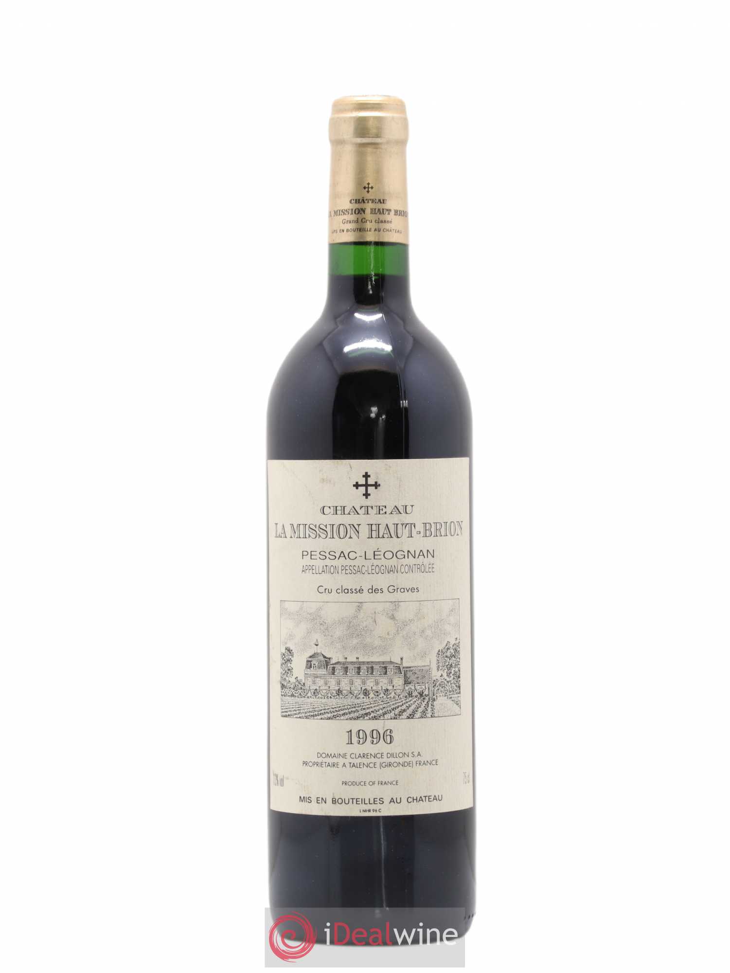 Château la Mission Haut-Brion Cru Classé de Graves 1996 - Lot de 1 bouteille - 0