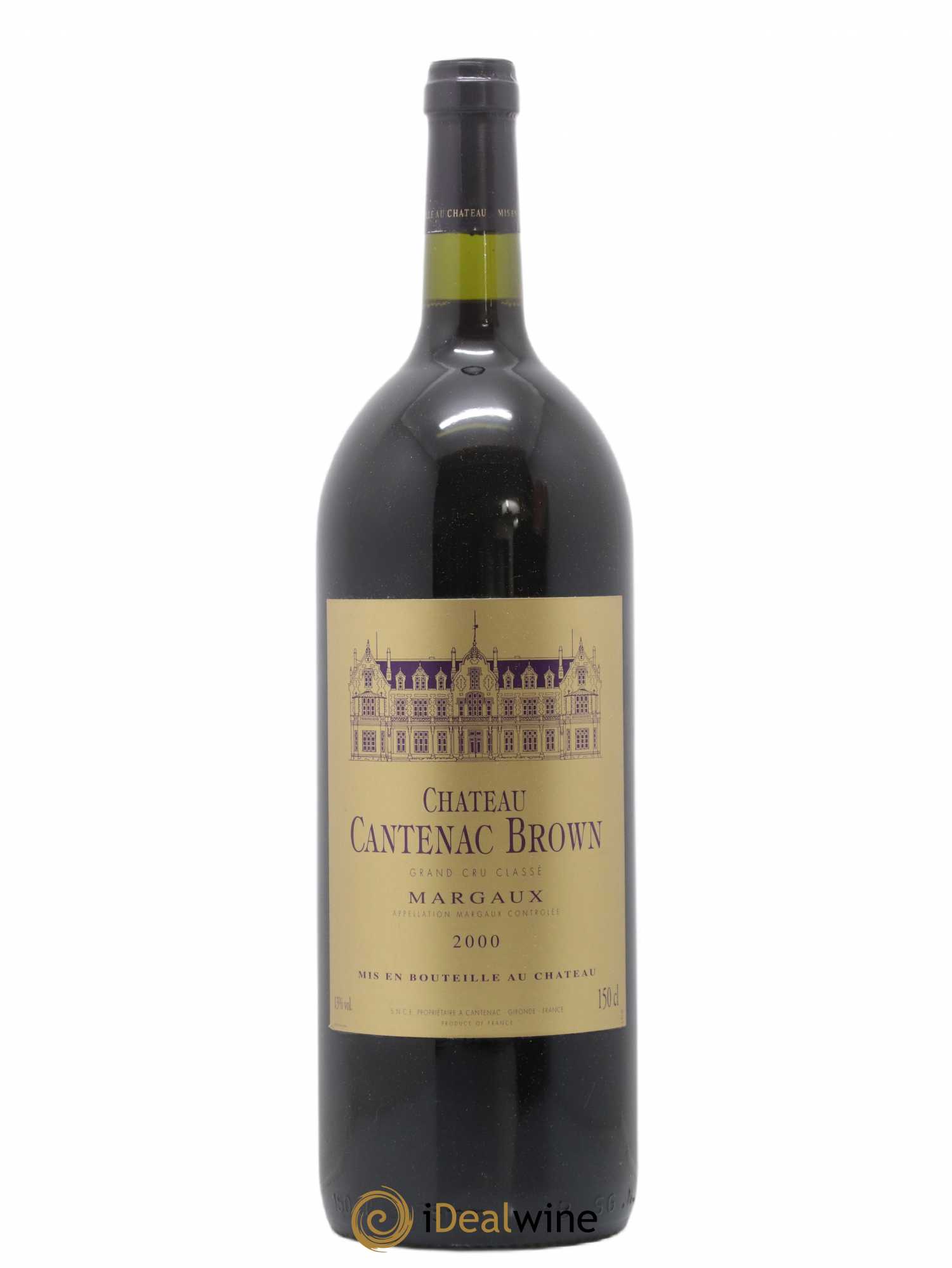 Château Cantenac Brown 3ème Grand Cru Classé 2000 - Lot de 1 magnum - 0