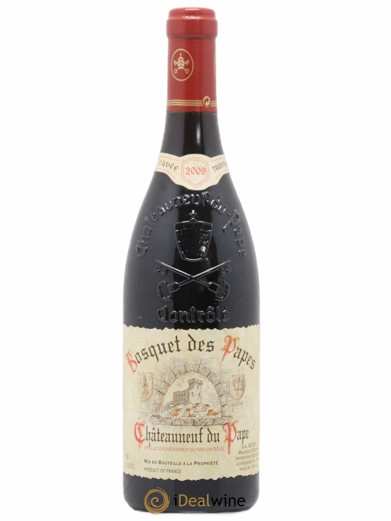 Châteauneuf-du-Pape Bosquet des Papes Famille Boiron 2009 - Lot de 1 bouteille - 0