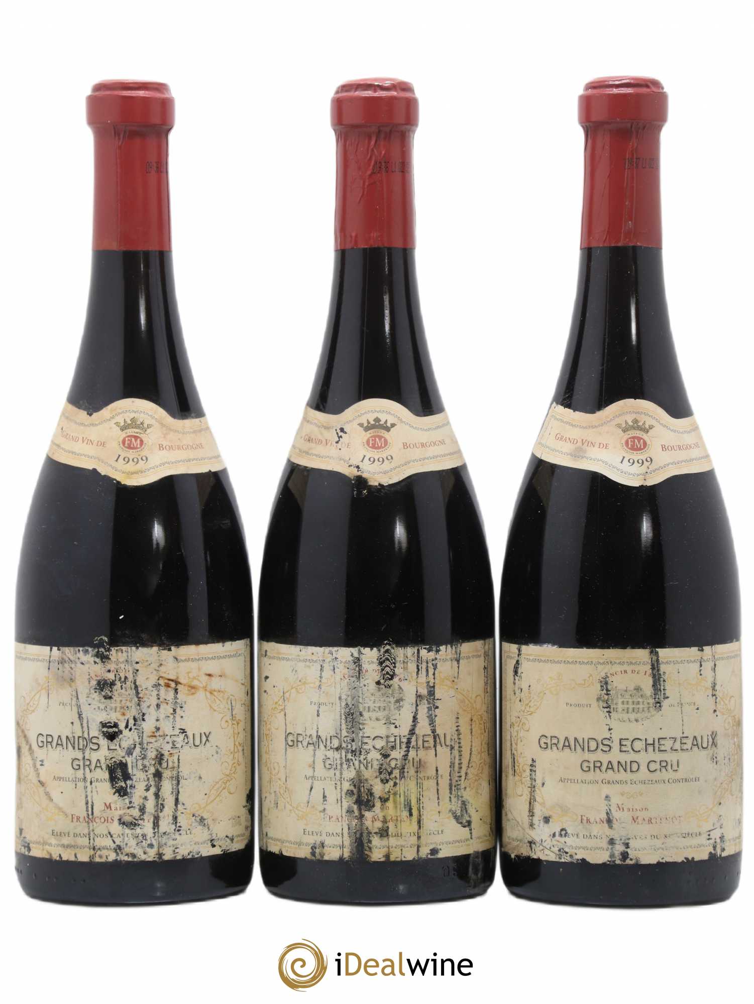 Grands-Echezeaux Grand Cru Maison François Martenot (sans prix de réserve) 1999 - Lotto di 3 bottiglie - 0