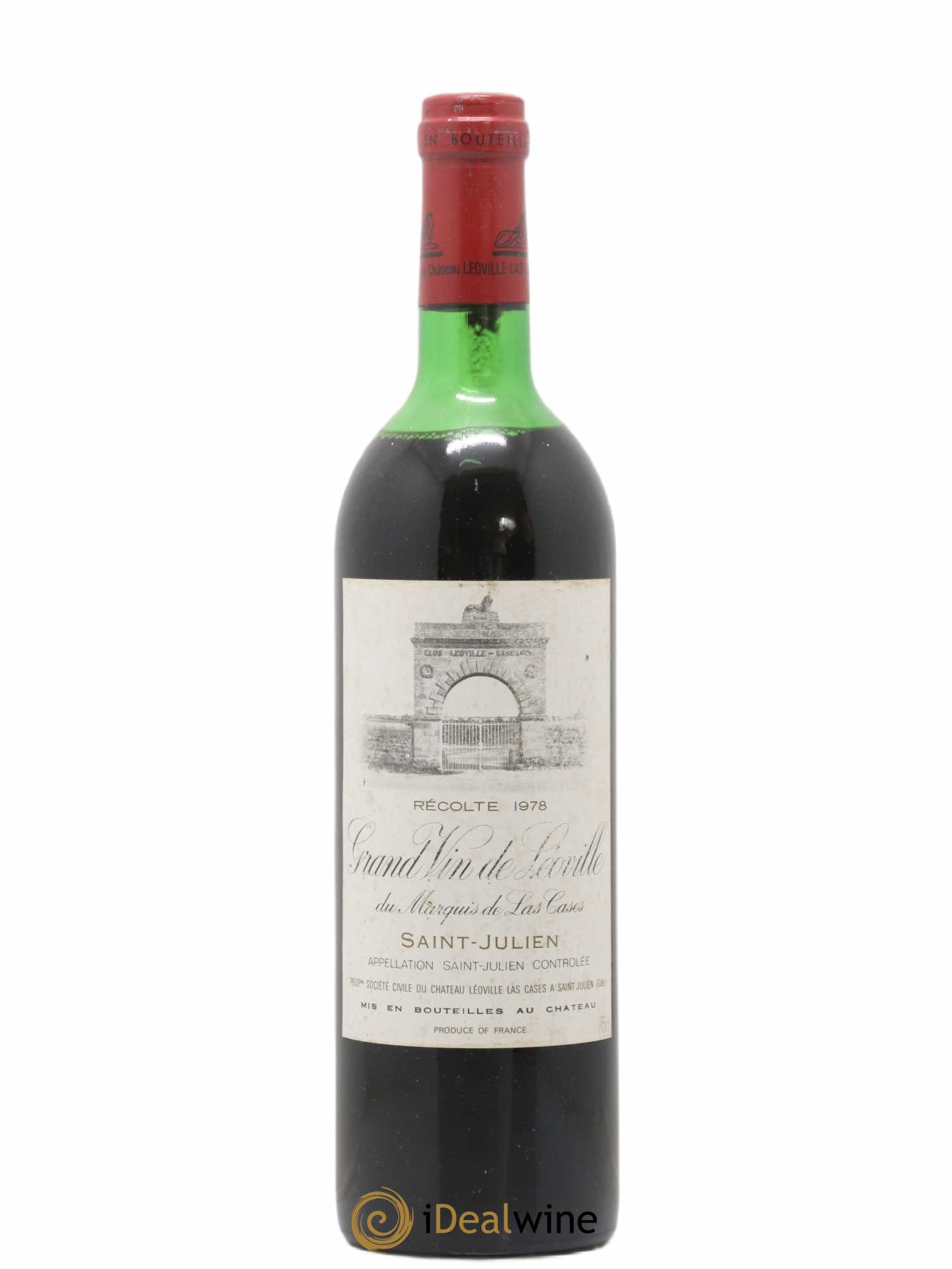 Château Léoville Las Cases 2ème Grand Cru Classé 1978 - Lot de 1 bouteille - 0
