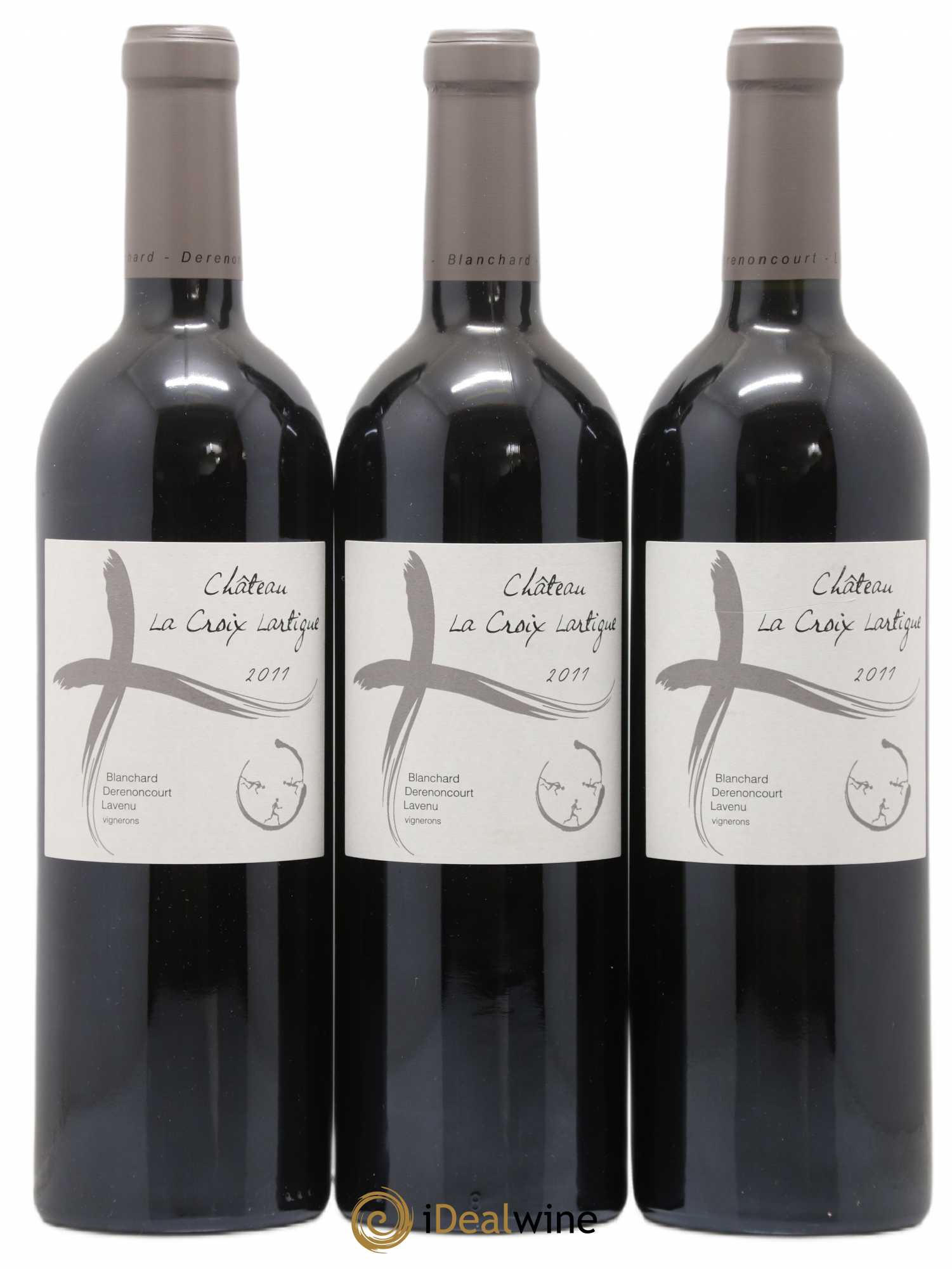 Château La Croix Lartigue (sans prix de réserve) 2011 - Lot de 3 bouteilles - 0