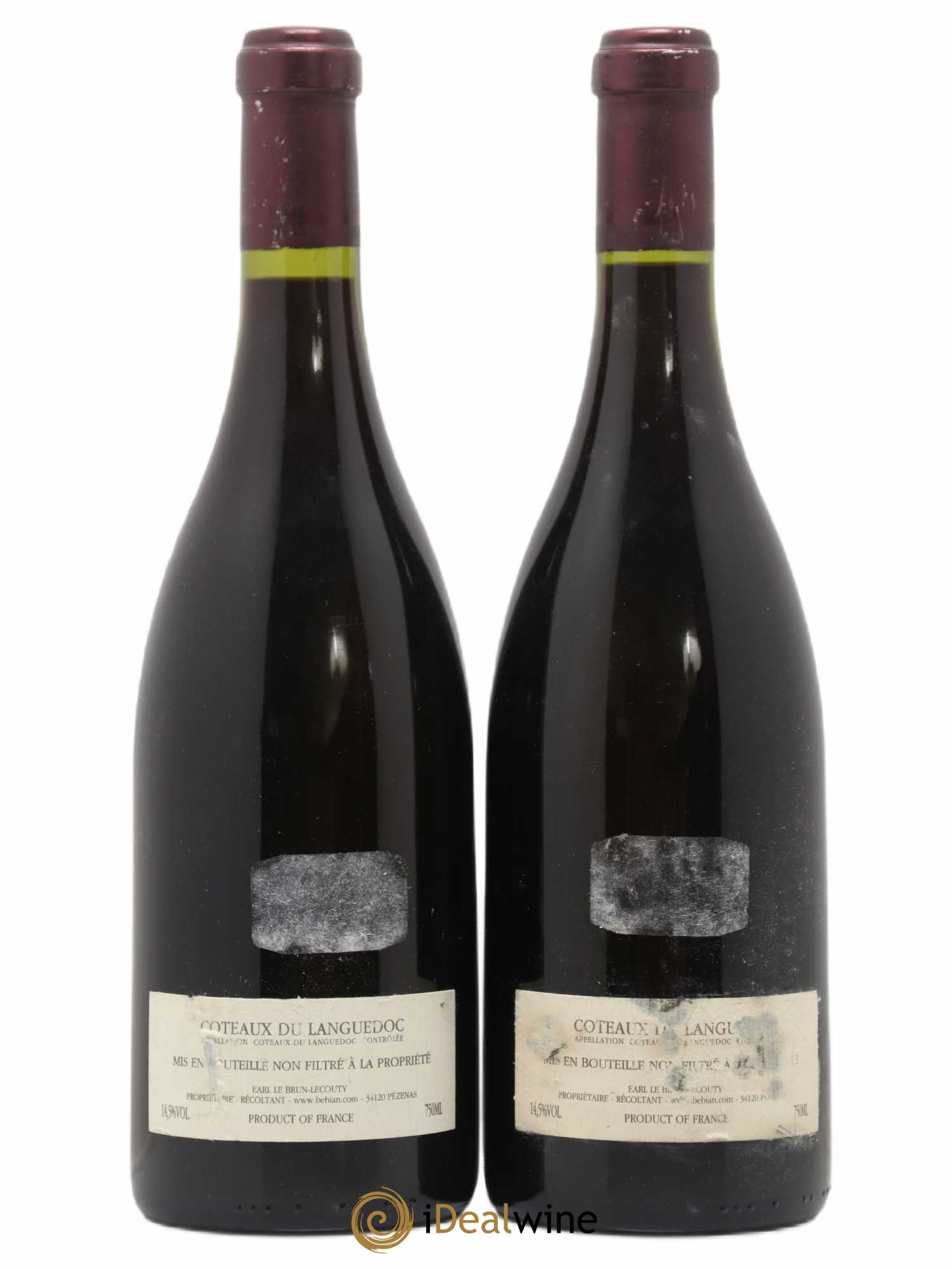 Languedoc Prieuré St-Jean de Bébian 2000 - Lot de 2 bouteilles - 1