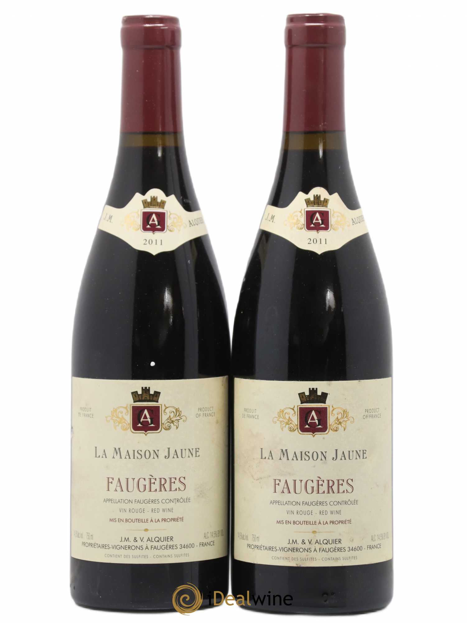 Faugères La Maison Jaune Jean-Michel Alquier 2011 - Lot de 2 bouteilles - 0