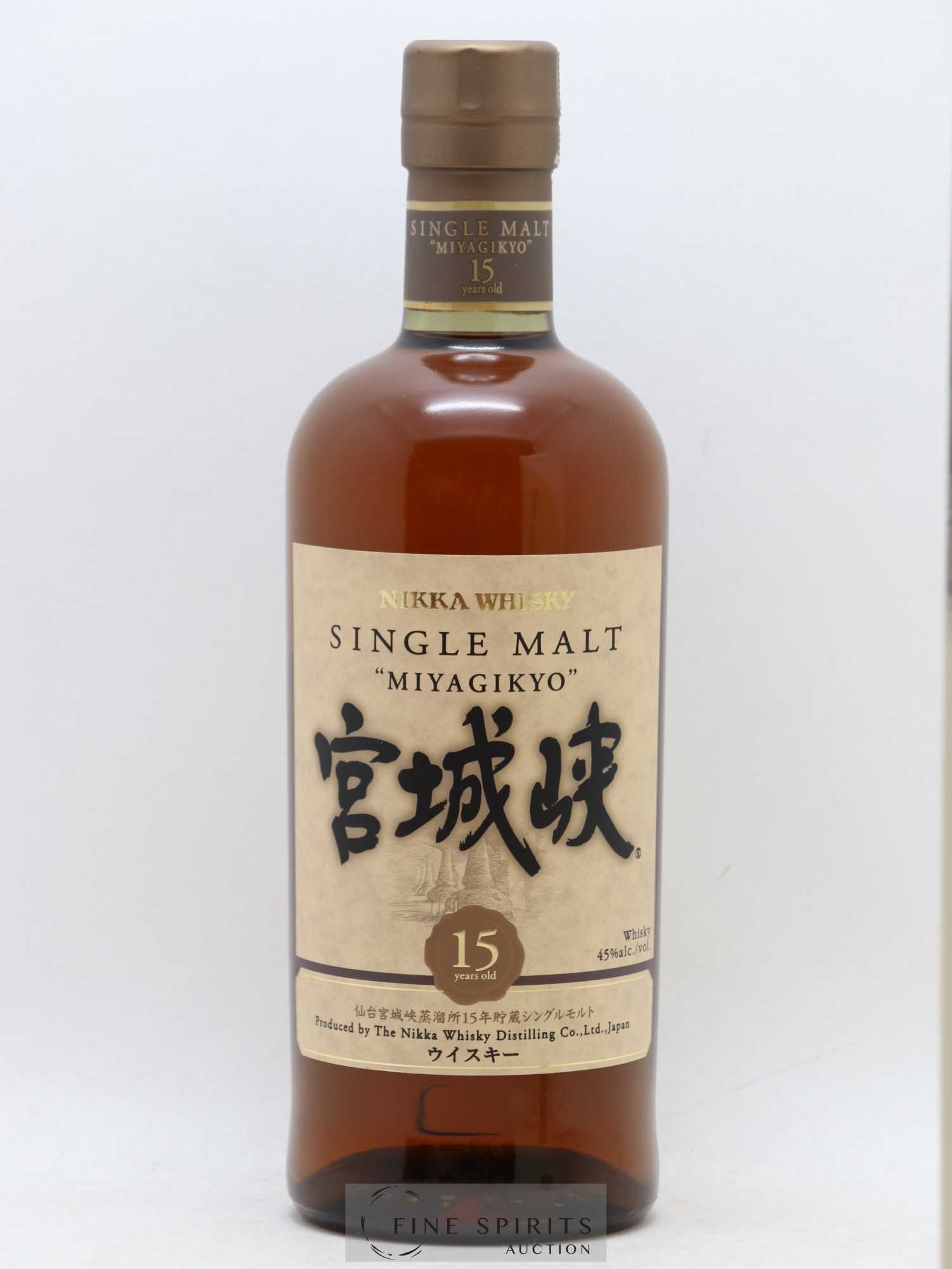 Miyagikyo 15 years Of. Nikka Whisky LMDW Import - Lot de 1 bouteille - 1
