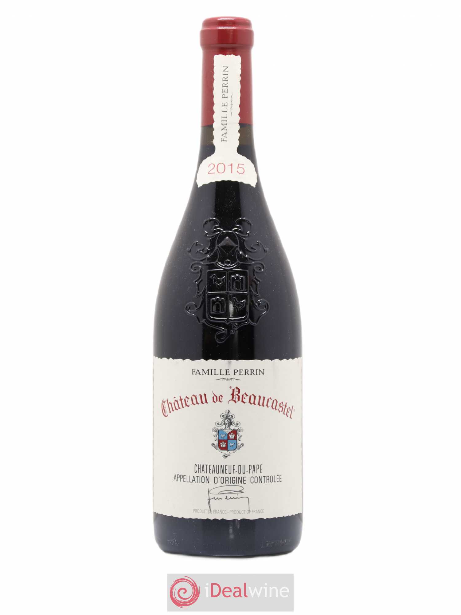 Châteauneuf-du-Pape Château de Beaucastel Famille Perrin 2015 - Lot de 1 bouteille - 0