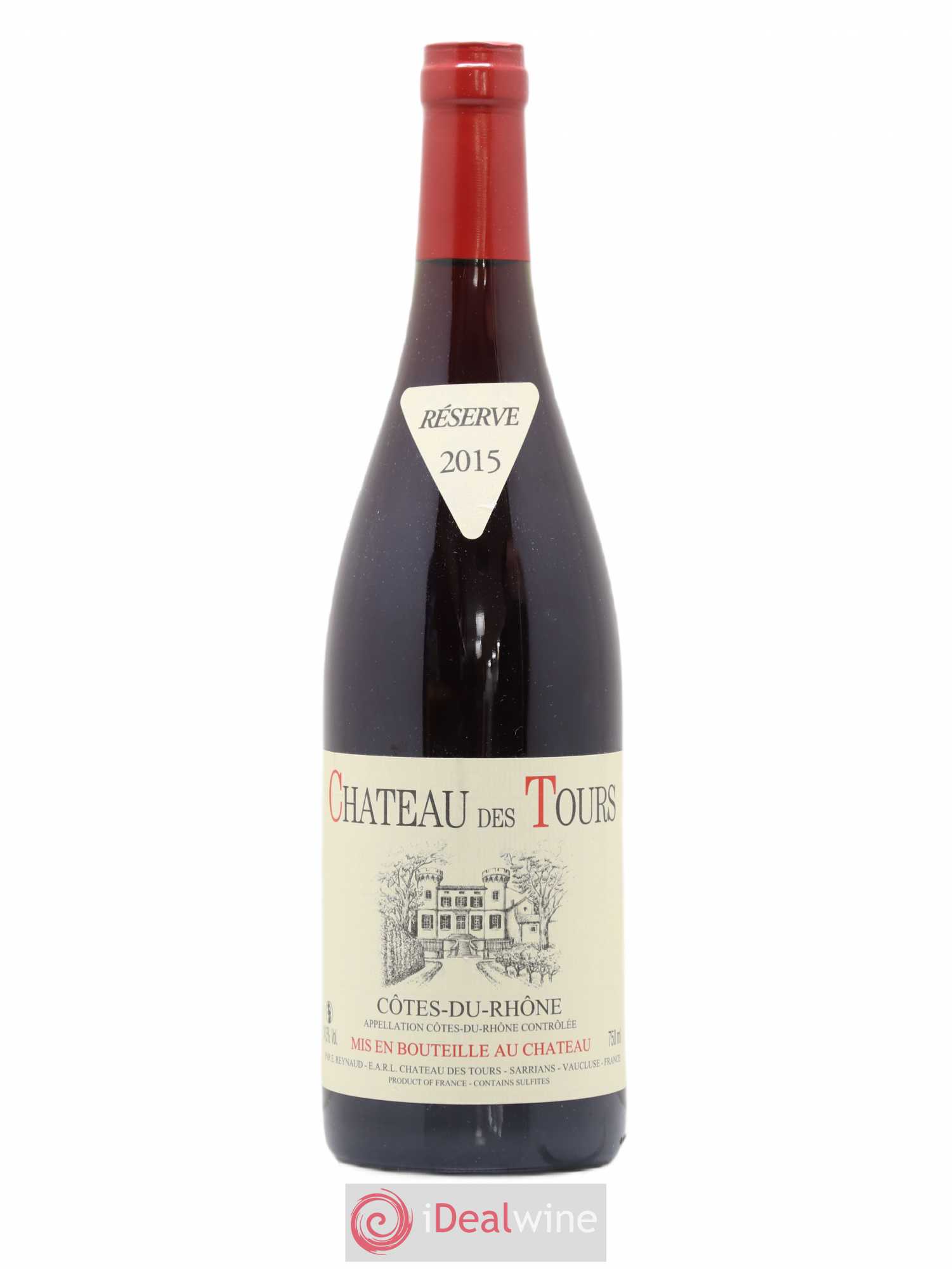 Côtes-du-Rhône Château des Tours Emmanuel Reynaud 2015 - Lot de 1 bouteille - 0
