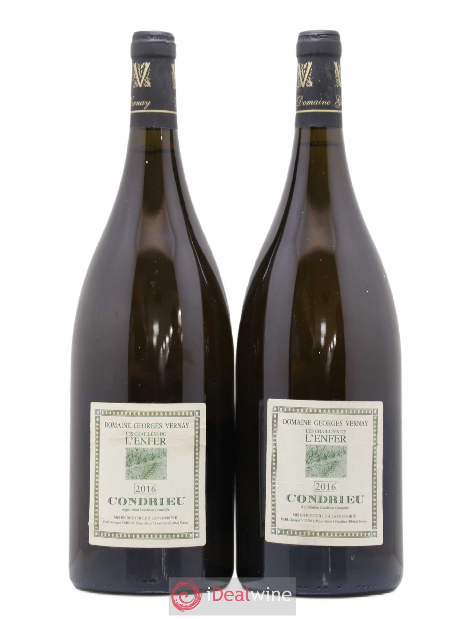 Condrieu Les Chaillées de l'Enfer Georges Vernay 2016 - Lot de 2 magnums - 0