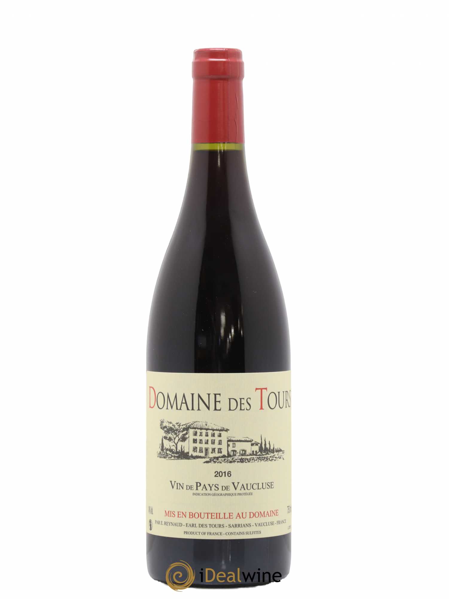 Vaucluse (Vin de Pays de Vaucluse) Domaine des Tours Emmanuel Reynaud 2016 - Lot de 1 bouteille - 0