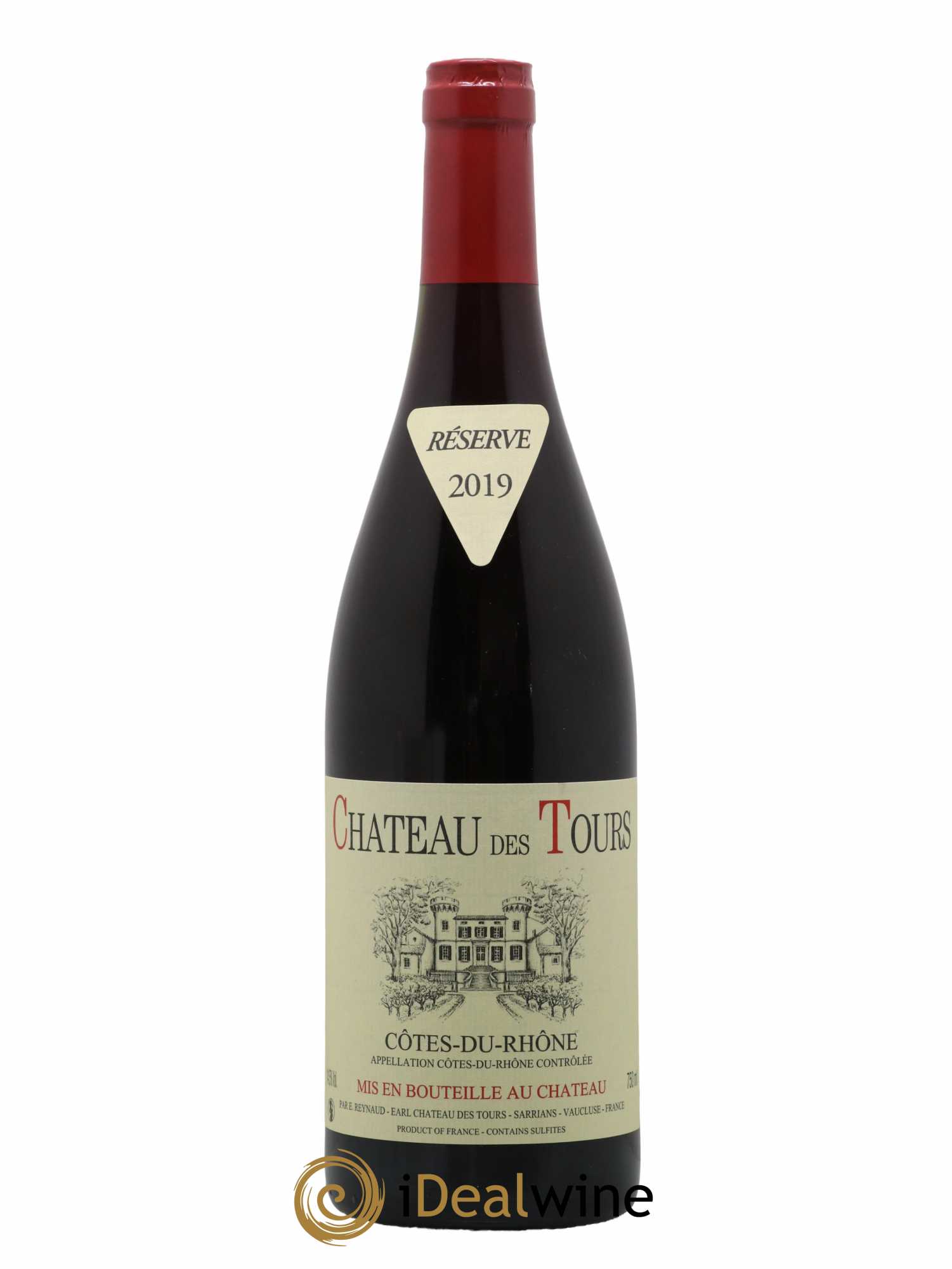Côtes-du-Rhône Château des Tours Emmanuel Reynaud 2019 - Lot de 1 bouteille - 0