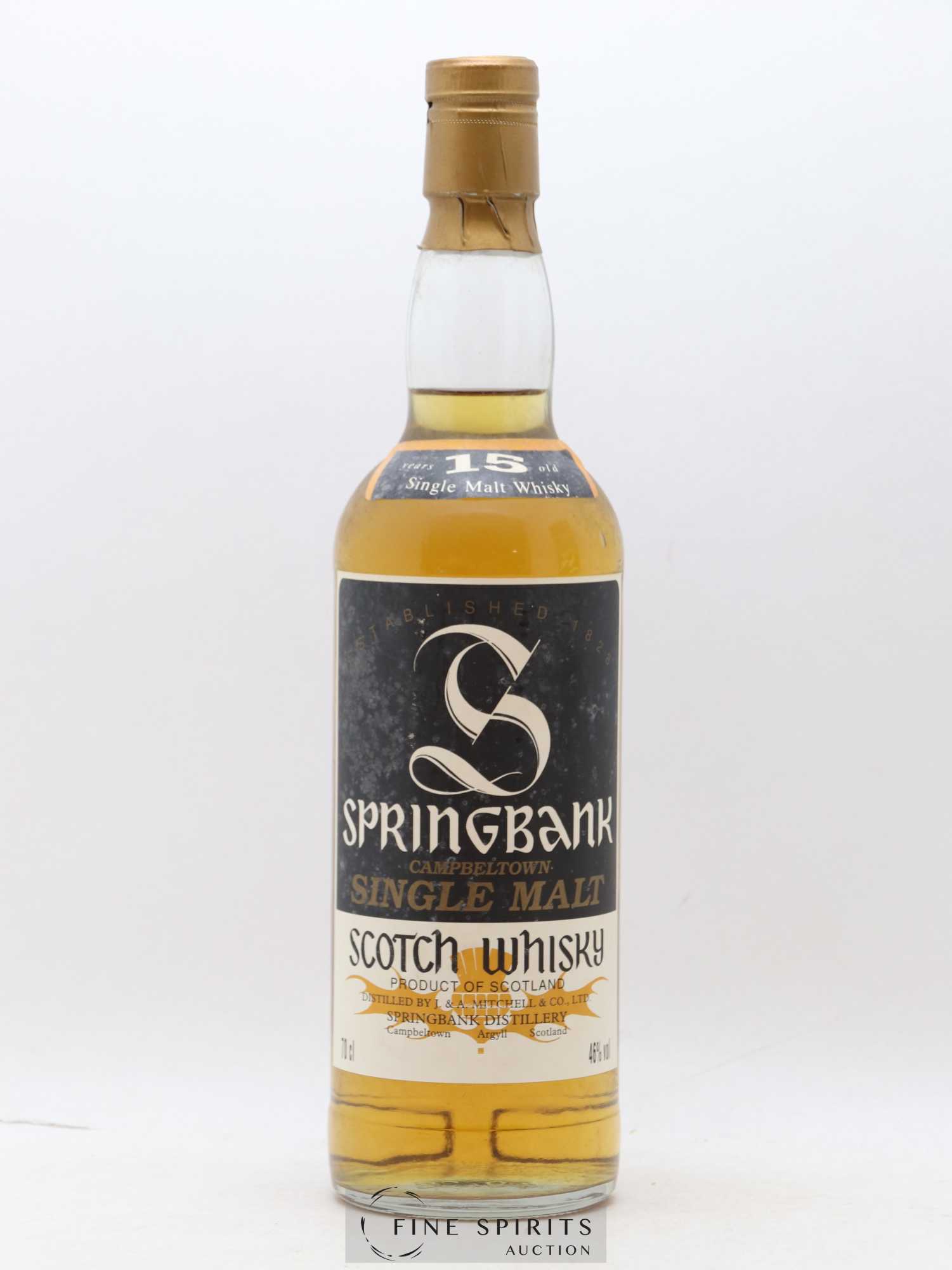 Springbank 15 years Of. Black Label - Posten von 1 Flasche - 1