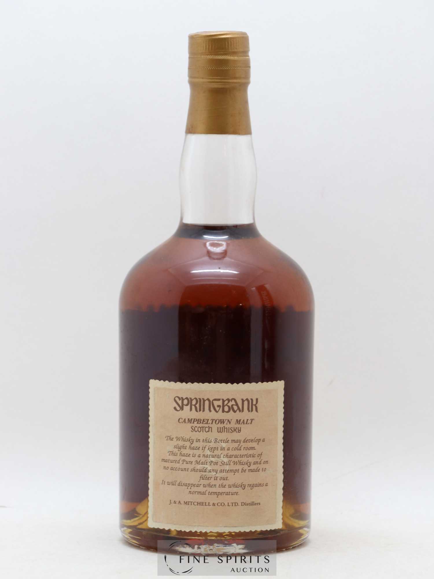 Springbank 21 years Of. Dumpy Gold Wax - Lot of 1 bottle - 2