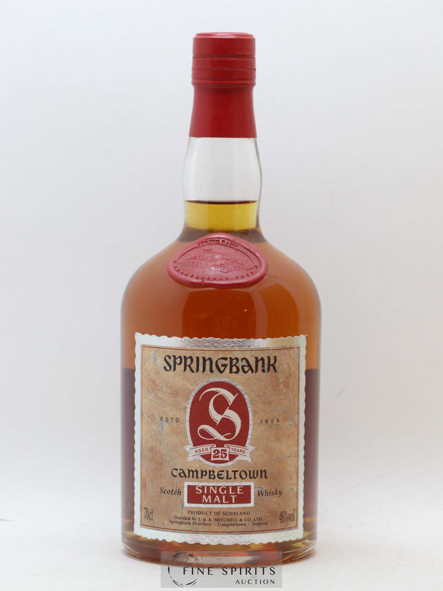 Springbank 25 years Of. Dumpy Red Wax - Posten von 1 Flasche - 1