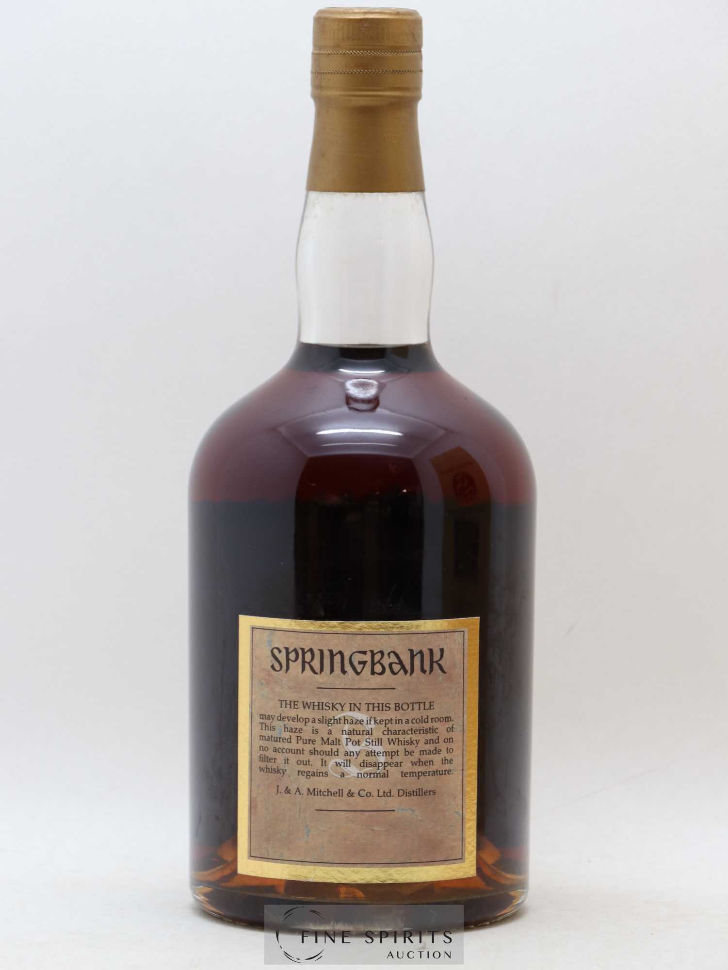Springbank 30 years Of. Dumpy Gold Wax - Posten von 1 Flasche - 2