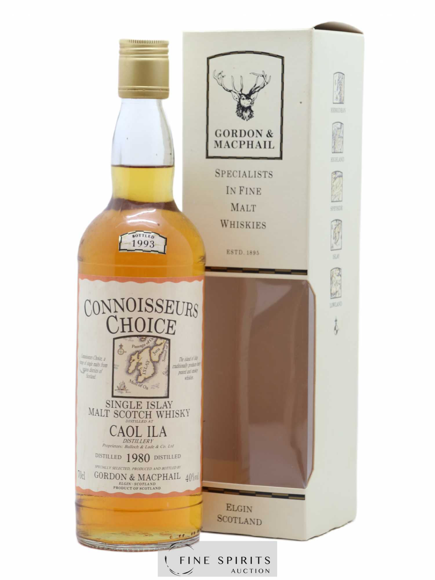 Caol Ila 1980 Gordon & MacPhail bottled 1993 Connoisseurs Choice - Lot de 1 bouteille - 0