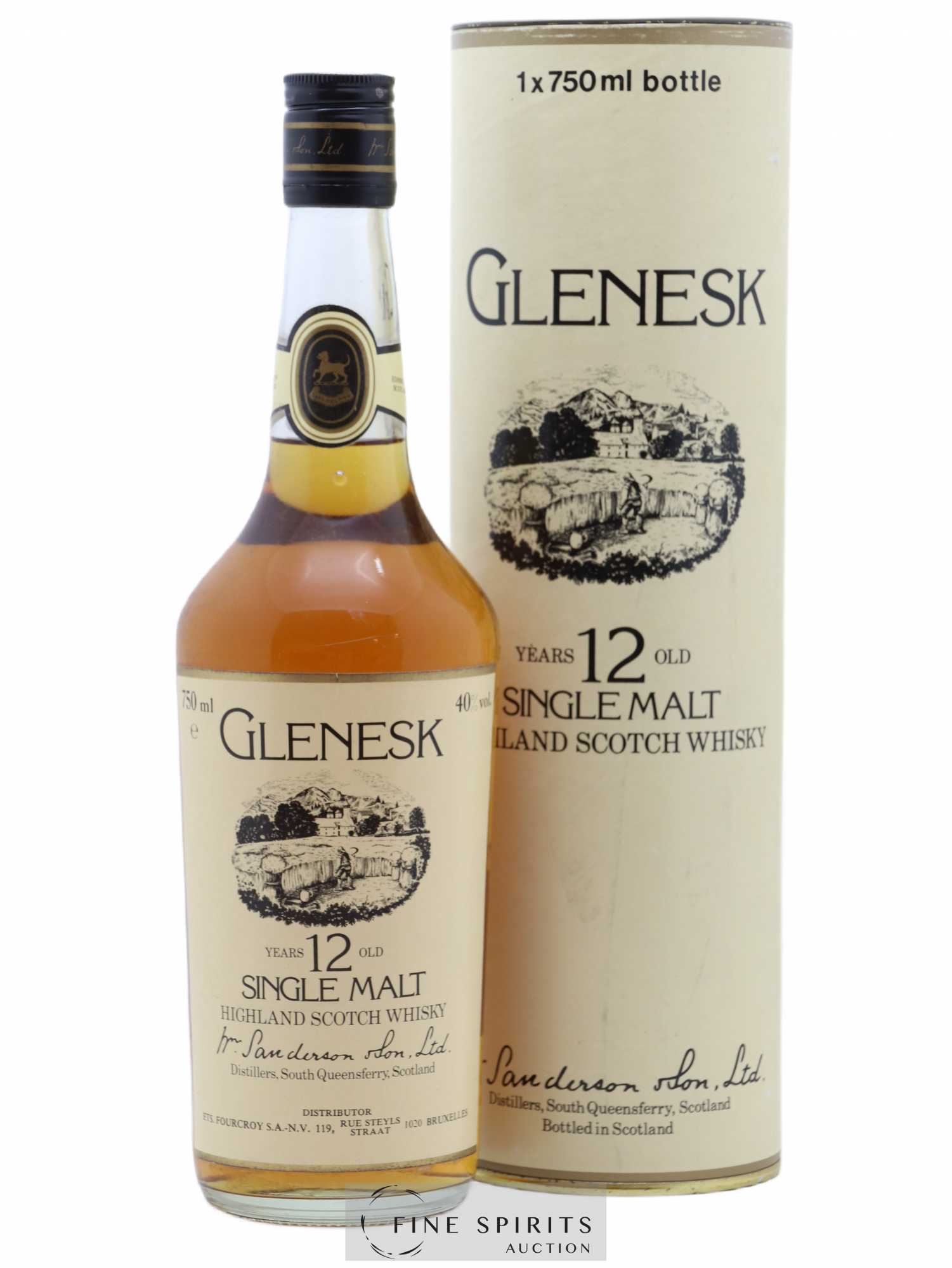 Glenesk 12 years Of. Fourcroy Import - Lot de 1 bouteille - 0